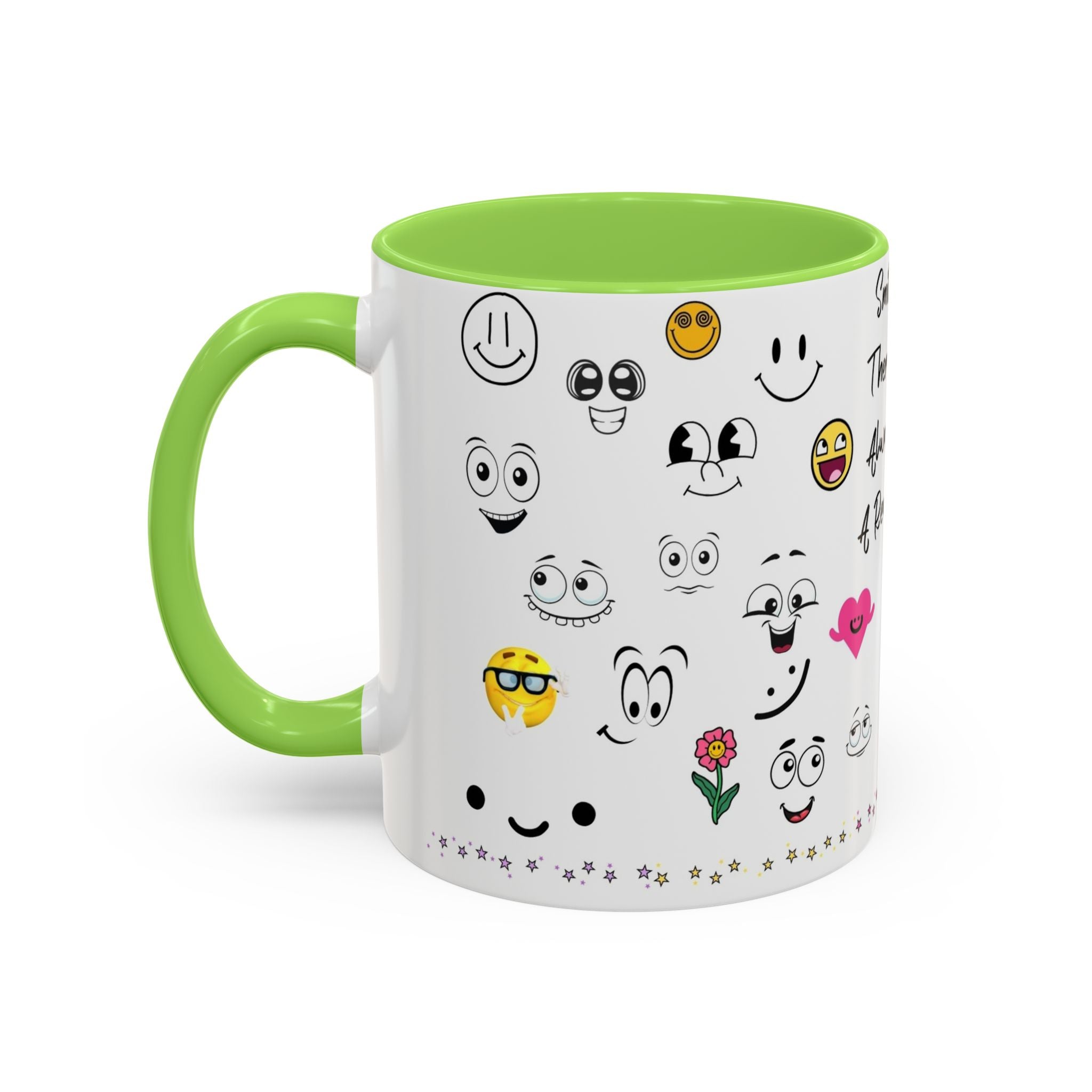 Mug - Smile There's Always A Reason Colorful 11oz/15oz Coffee Cup