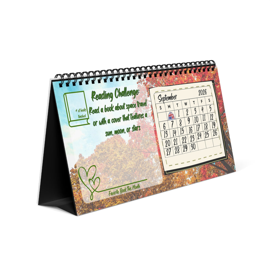 Desk Calendar - 2026 Reading Challenge