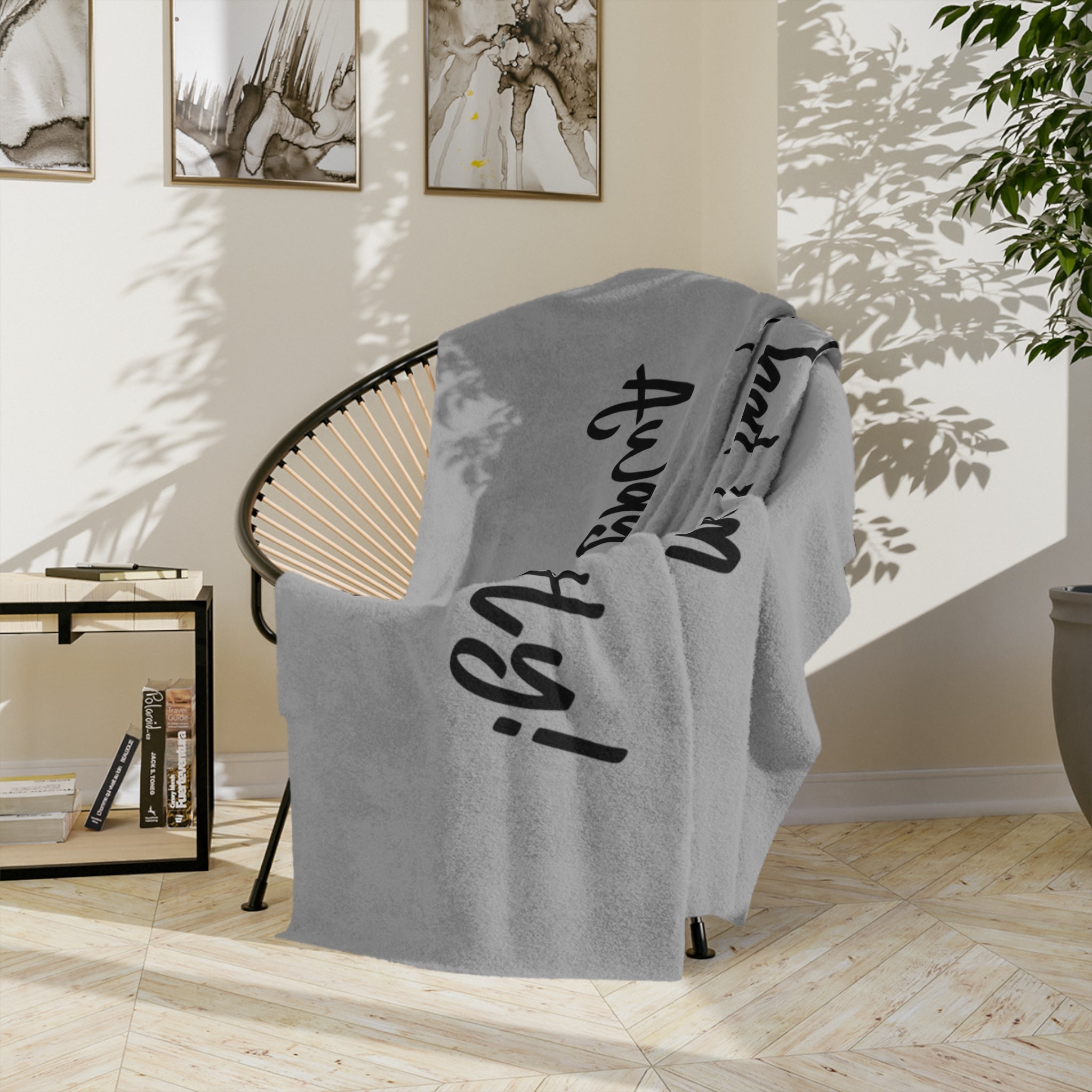 Reading Blanket, Cozy Microfiber Throw for Book Lovers, Perfect Gift for Readers, Quiet Zone Decor, Home Essentials