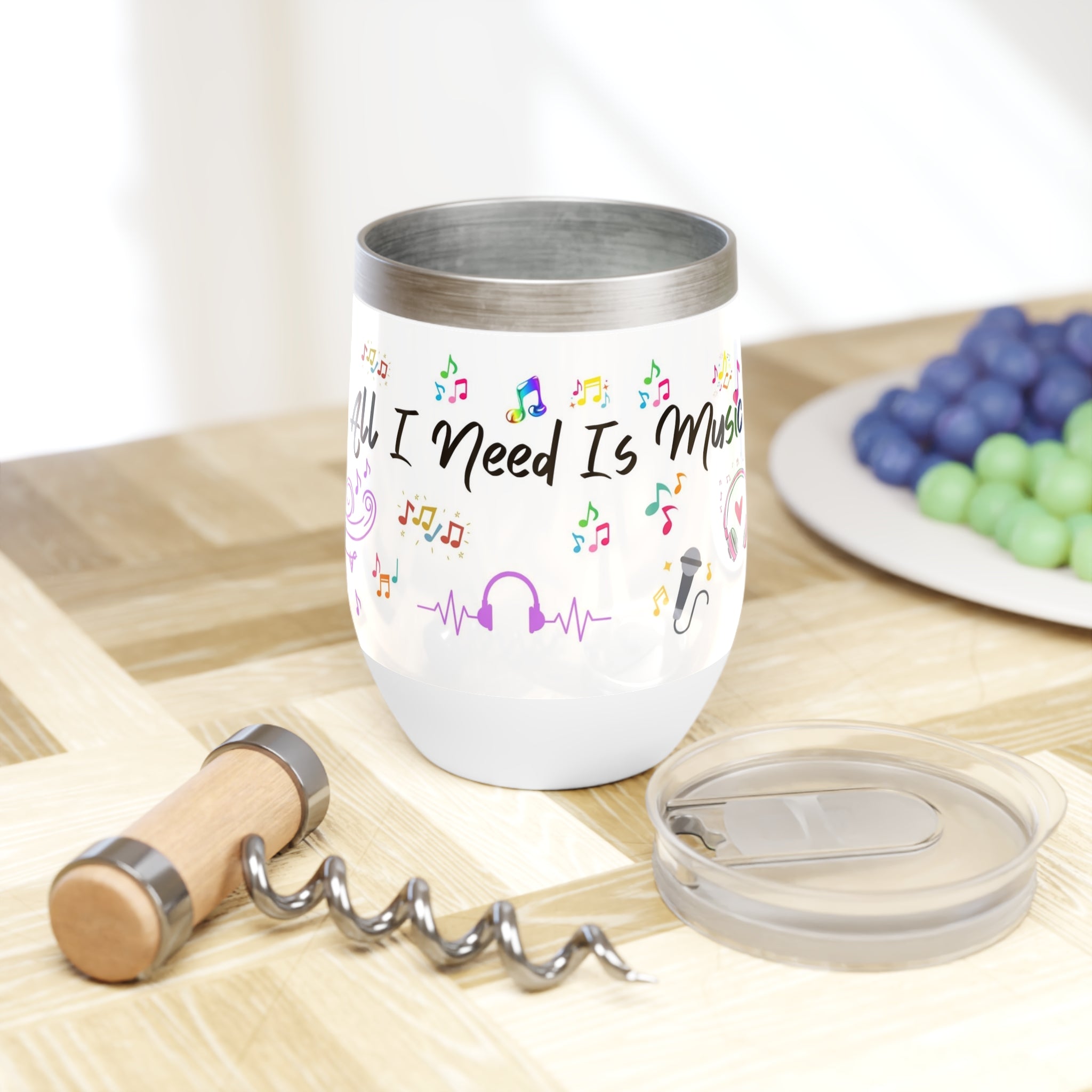 Musical Chill Wine Tumbler | Perfect Gift for Wine Lovers | Personalized Vibes for Celebrations, Parties, and Relaxation | All I Need [...]