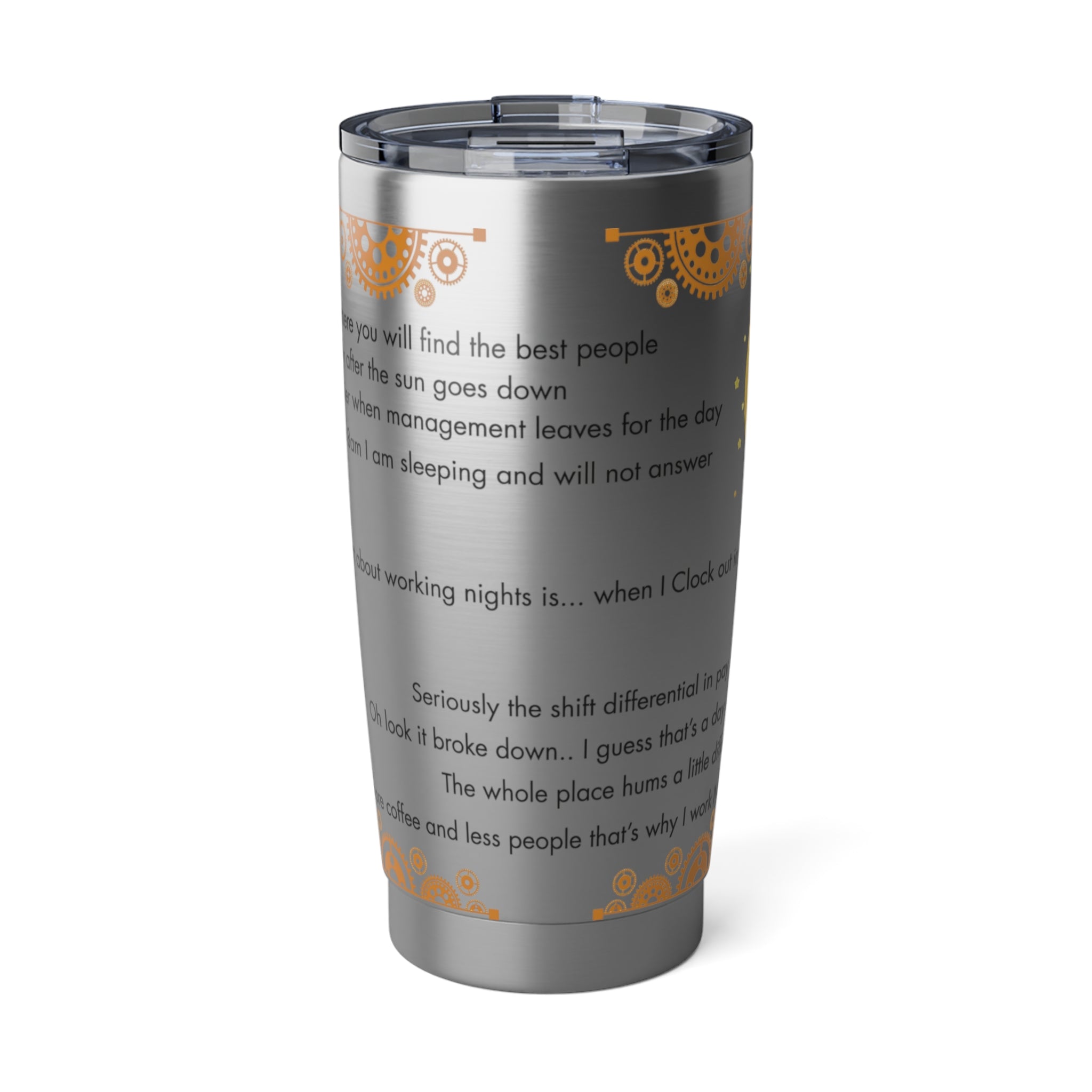 Tumbler Night Shift Coffee Mug 20oz