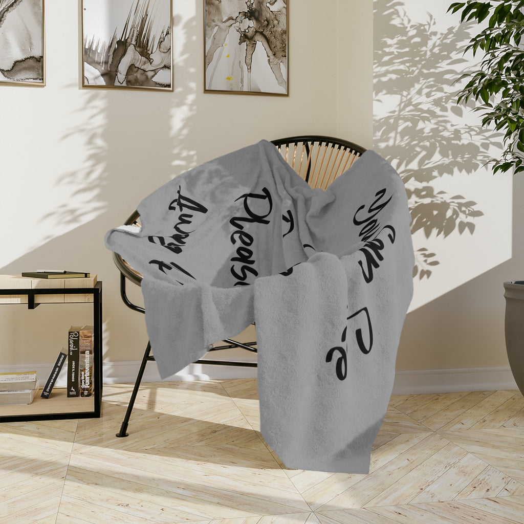 Reading Blanket, Cozy Microfiber Throw for Book Lovers, Perfect Gift for Readers, Quiet Zone Decor, Home Essentials