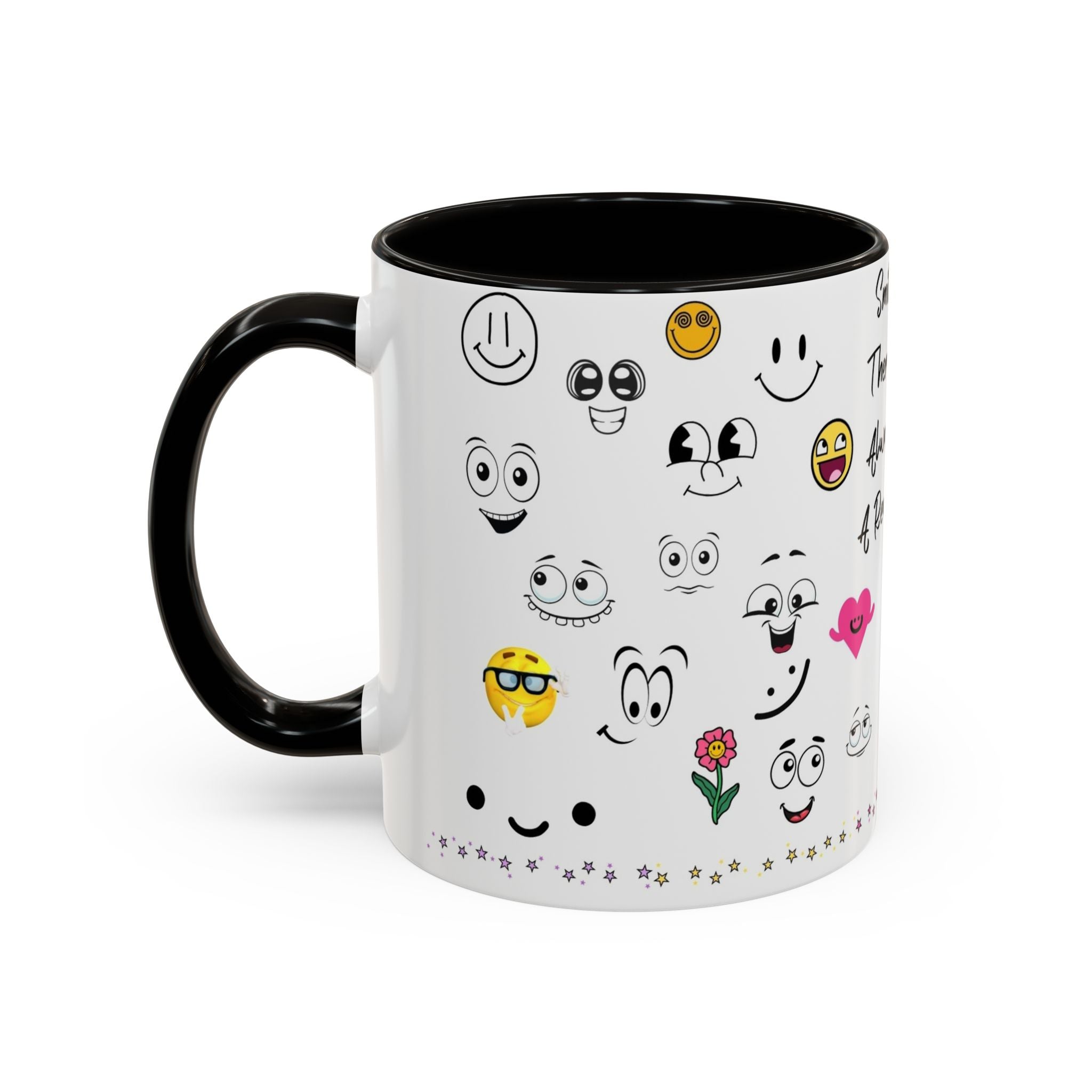 Mug - Smile There's Always A Reason Colorful 11oz/15oz Coffee Cup