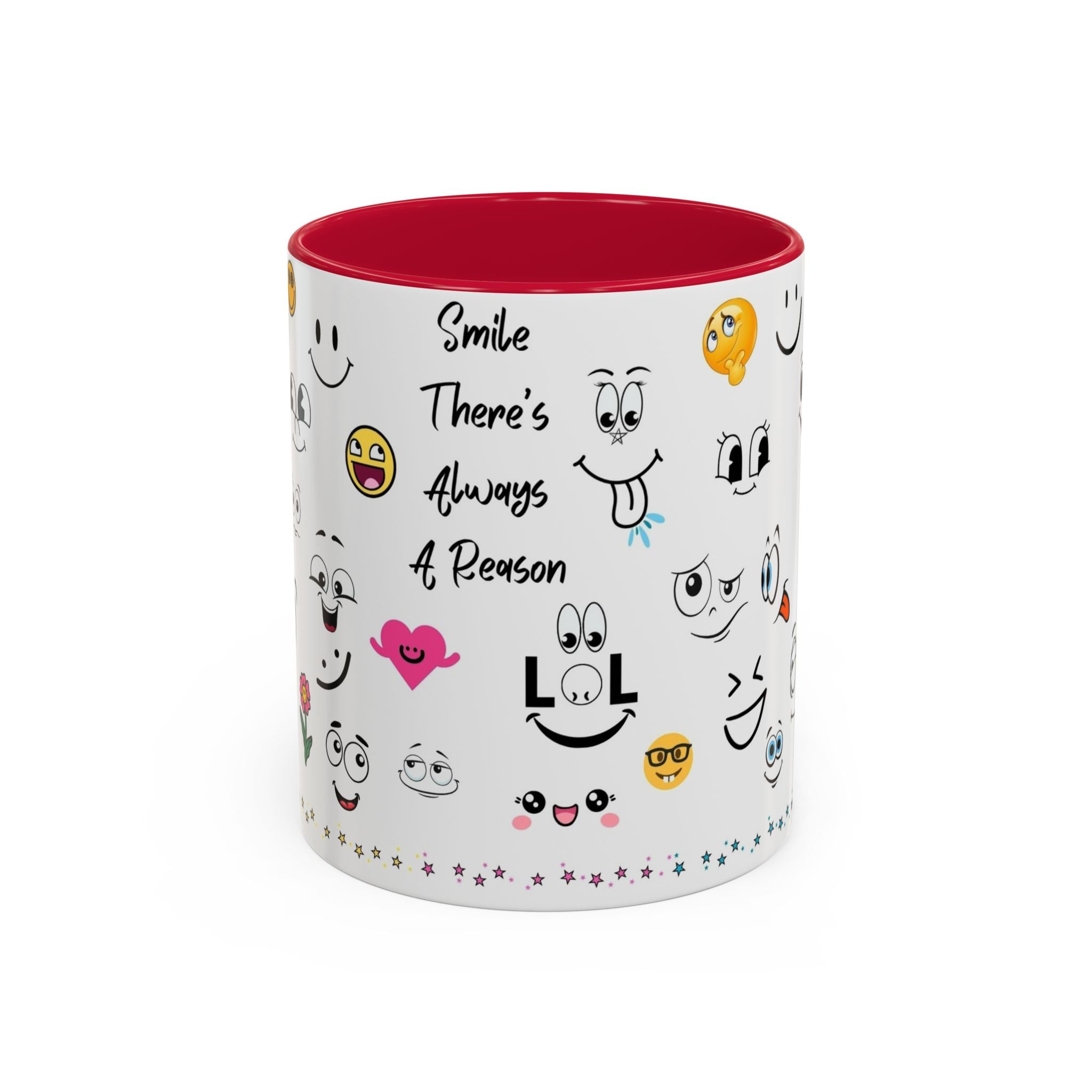 Mug - Smile There's Always A Reason Colorful 11oz/15oz Coffee Cup