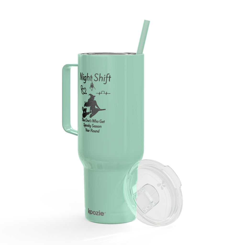 Insulated Tumbler - Night Shift Nurse Spooky Season 40oz Engraved