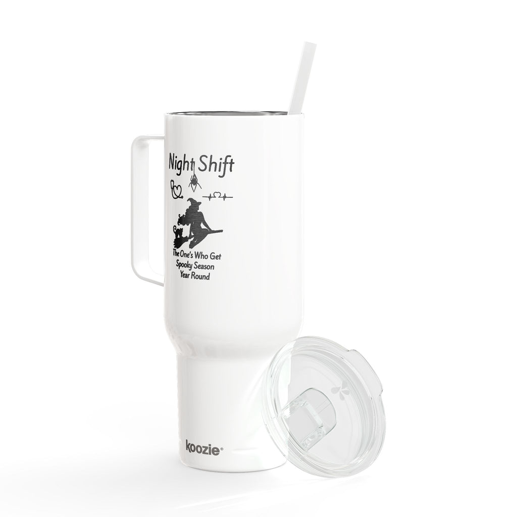 Insulated Tumbler - Night Shift Nurse Spooky Season 40oz Engraved