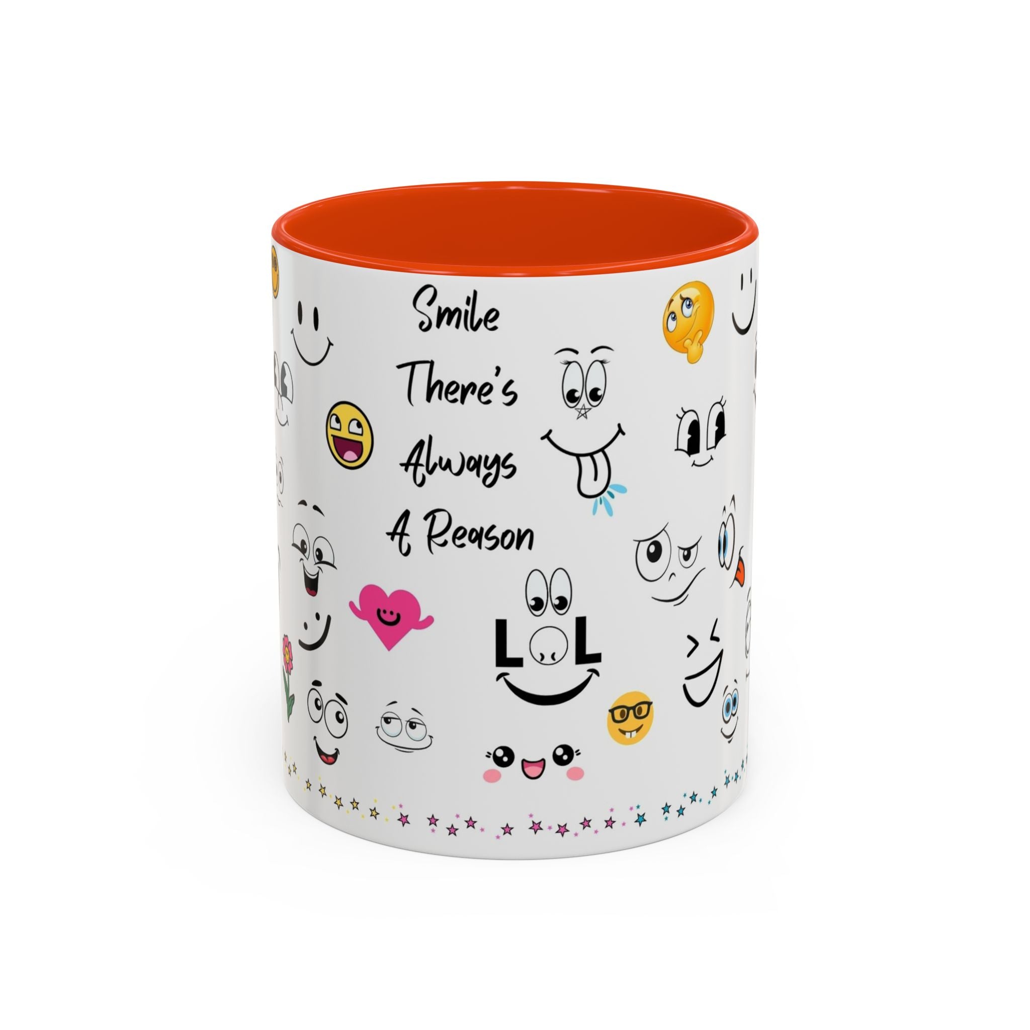 Mug - Smile There's Always A Reason Colorful 11oz/15oz Coffee Cup