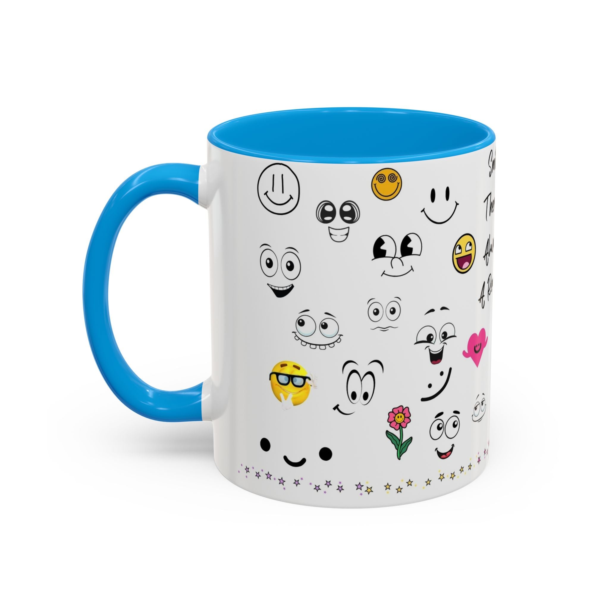 Mug - Smile There's Always A Reason Colorful 11oz/15oz Coffee Cup