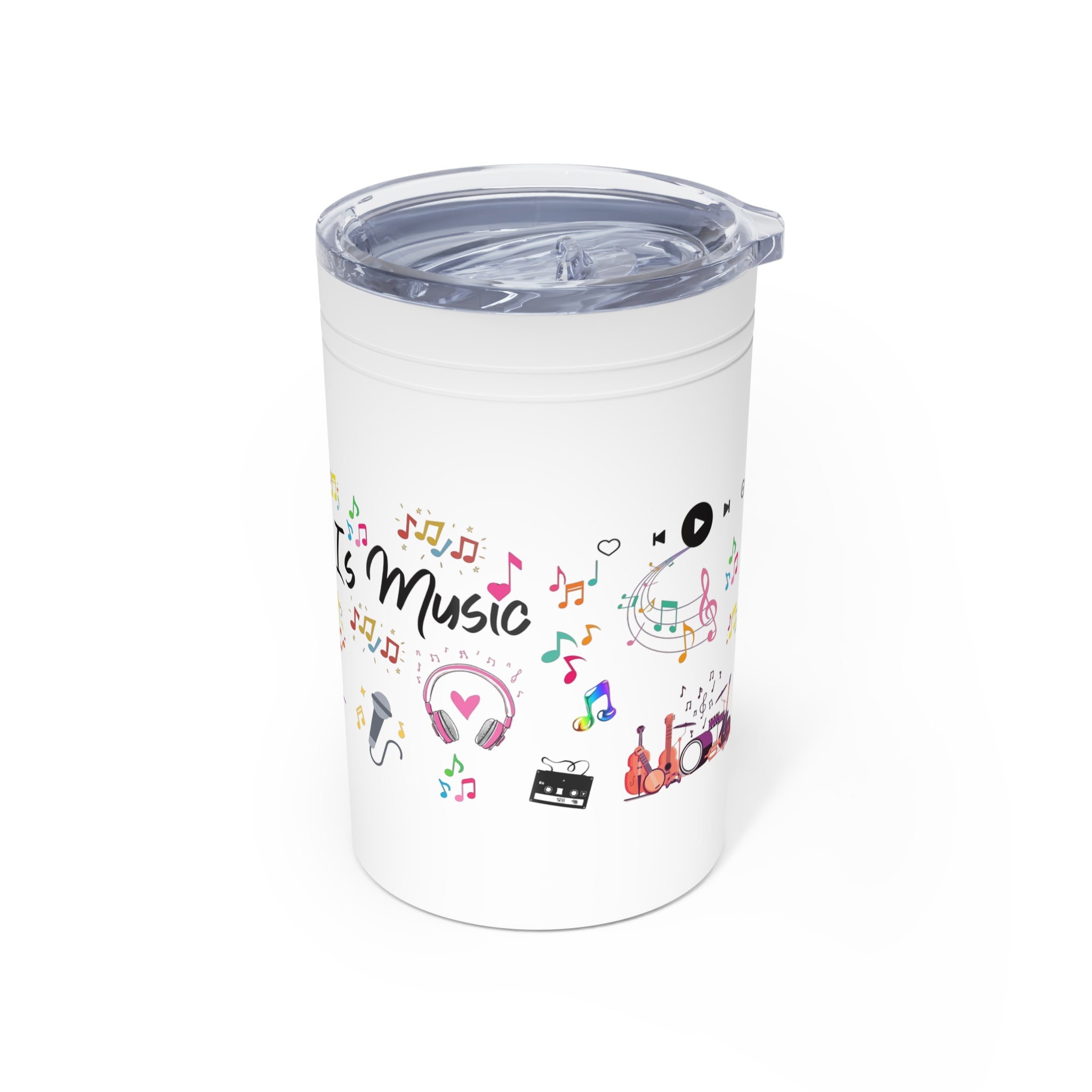 Musical Insulated Tumbler, Perfect for Music Lovers, Gifts for Musicians, Cute Travel Cup, Fun and Functional, Great for Coffee and Tea