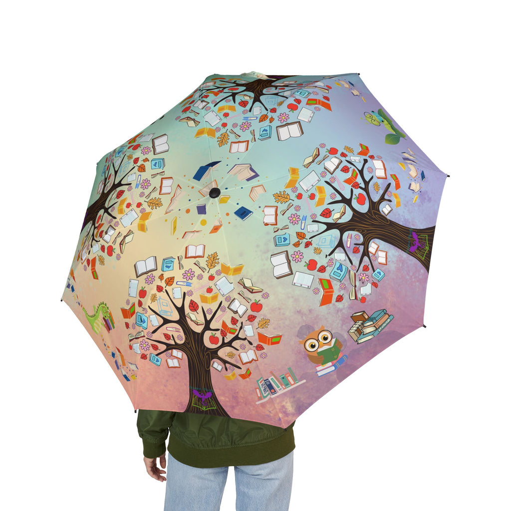 Charming Artistic Umbrella - Whimsical Tree Design, Cute Rain Gear, Perfect Gift for Nature Lovers, Spring Showers, Cozy Evenings, [...]