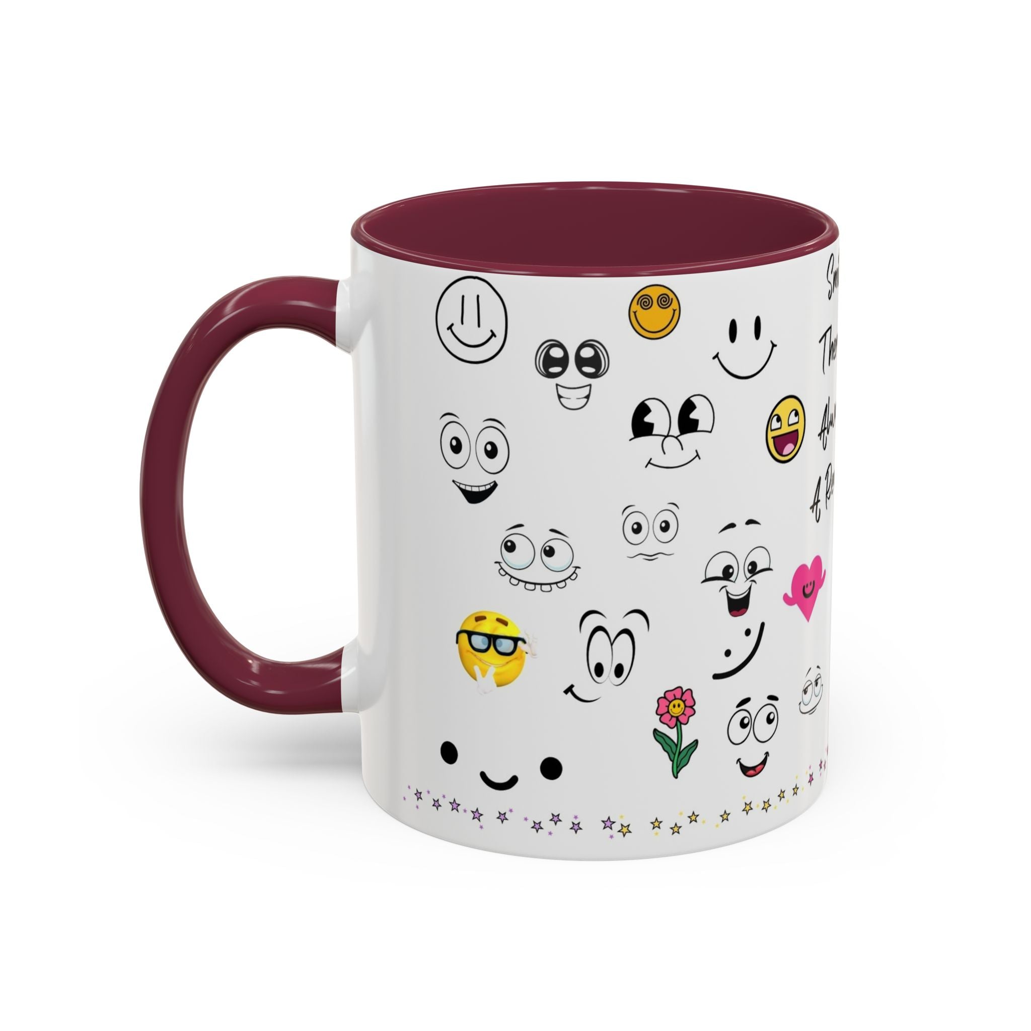 Mug - Smile There's Always A Reason Colorful 11oz/15oz Coffee Cup