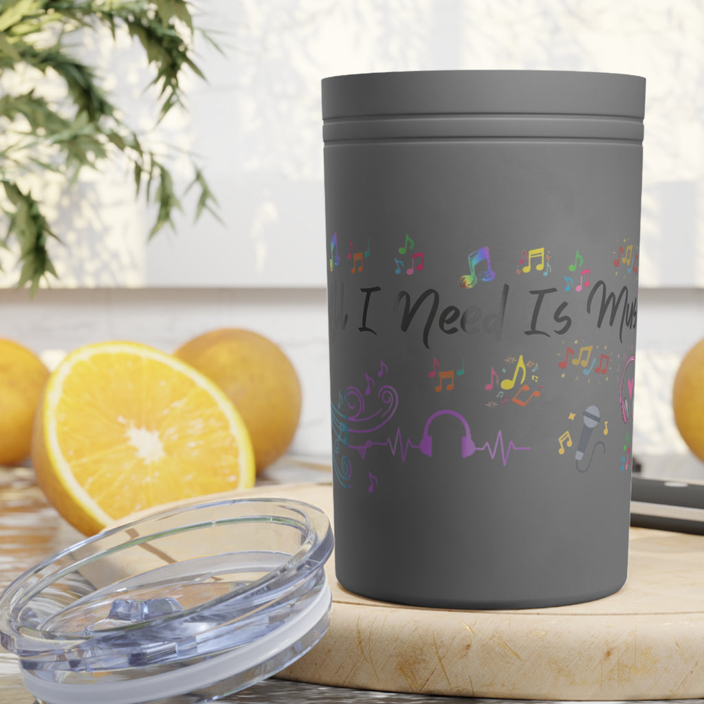 Musical Insulated Tumbler, Perfect for Music Lovers, Gifts for Musicians, Cute Travel Cup, Fun and Functional, Great for Coffee and Tea
