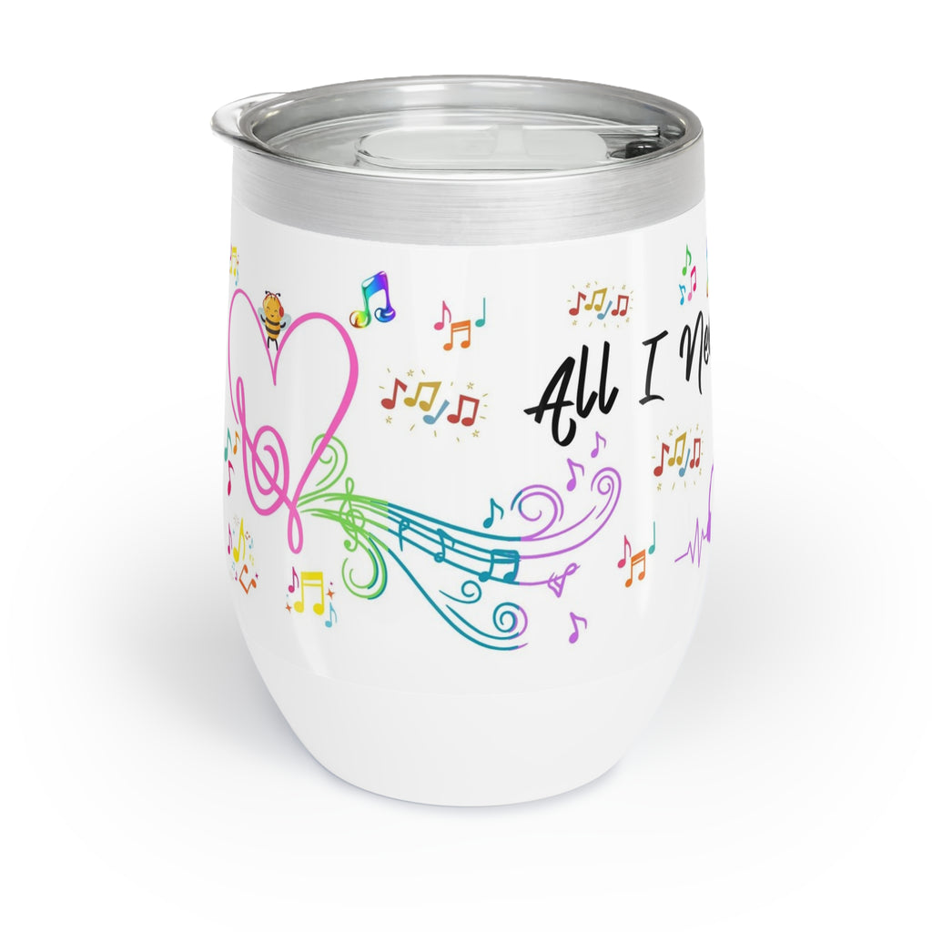 Musical Chill Wine Tumbler | Perfect Gift for Wine Lovers | Personalized Vibes for Celebrations, Parties, and Relaxation | All I Need [...]