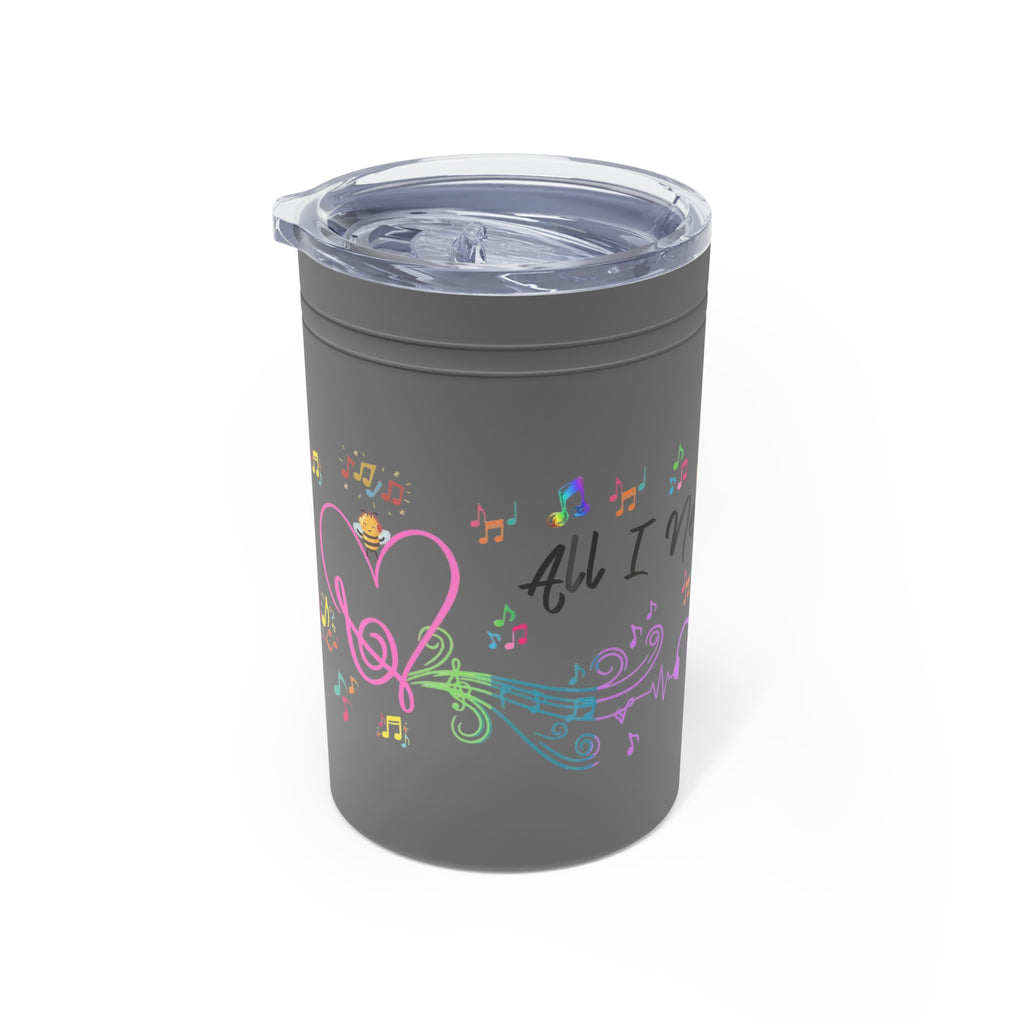Musical Insulated Tumbler, Perfect for Music Lovers, Gifts for Musicians, Cute Travel Cup, Fun and Functional, Great for Coffee and Tea