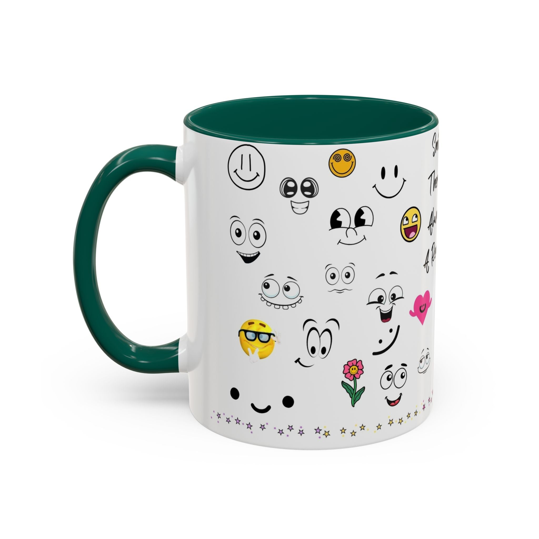 Mug - Smile There's Always A Reason Colorful 11oz/15oz Coffee Cup