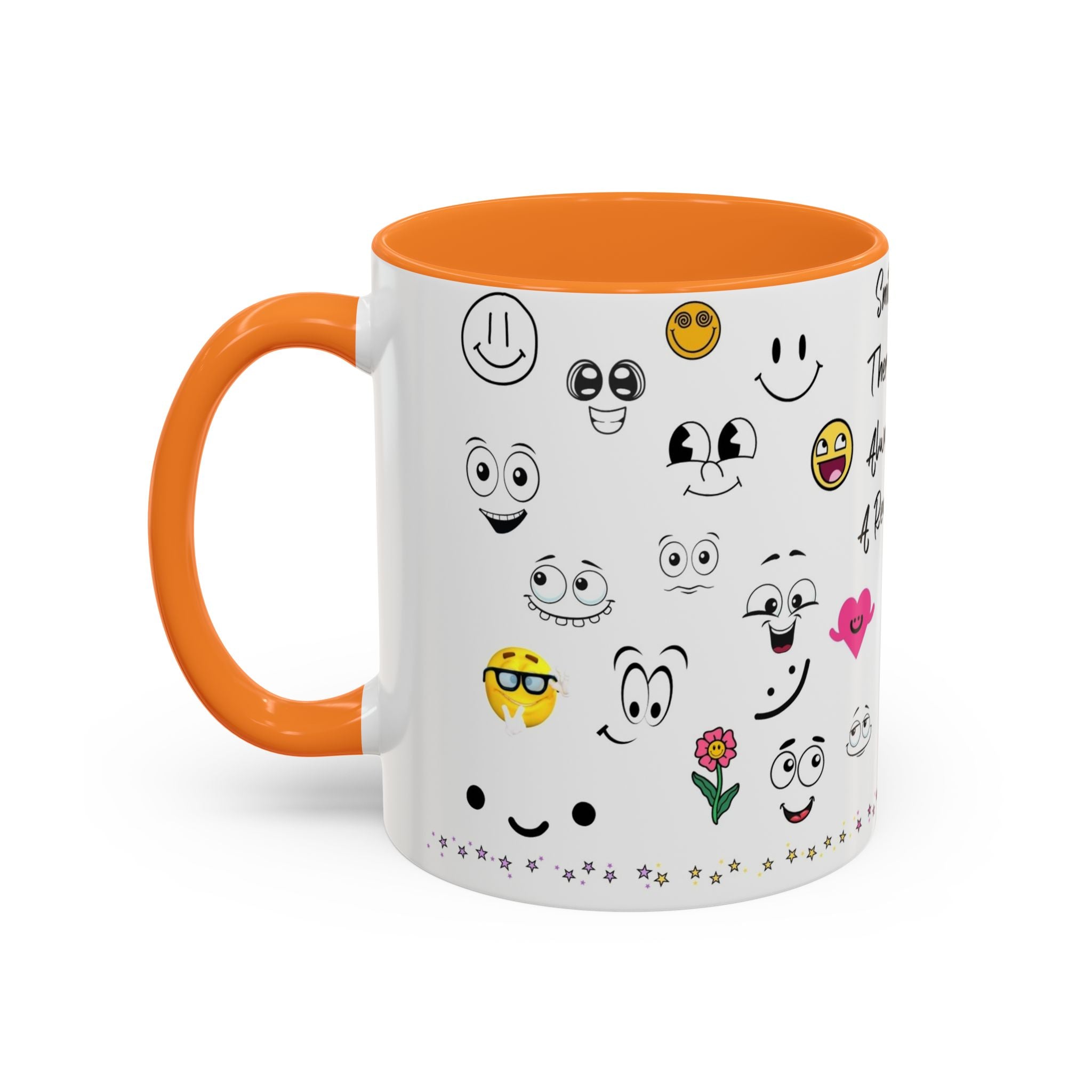 Mug - Smile There's Always A Reason Colorful 11oz/15oz Coffee Cup