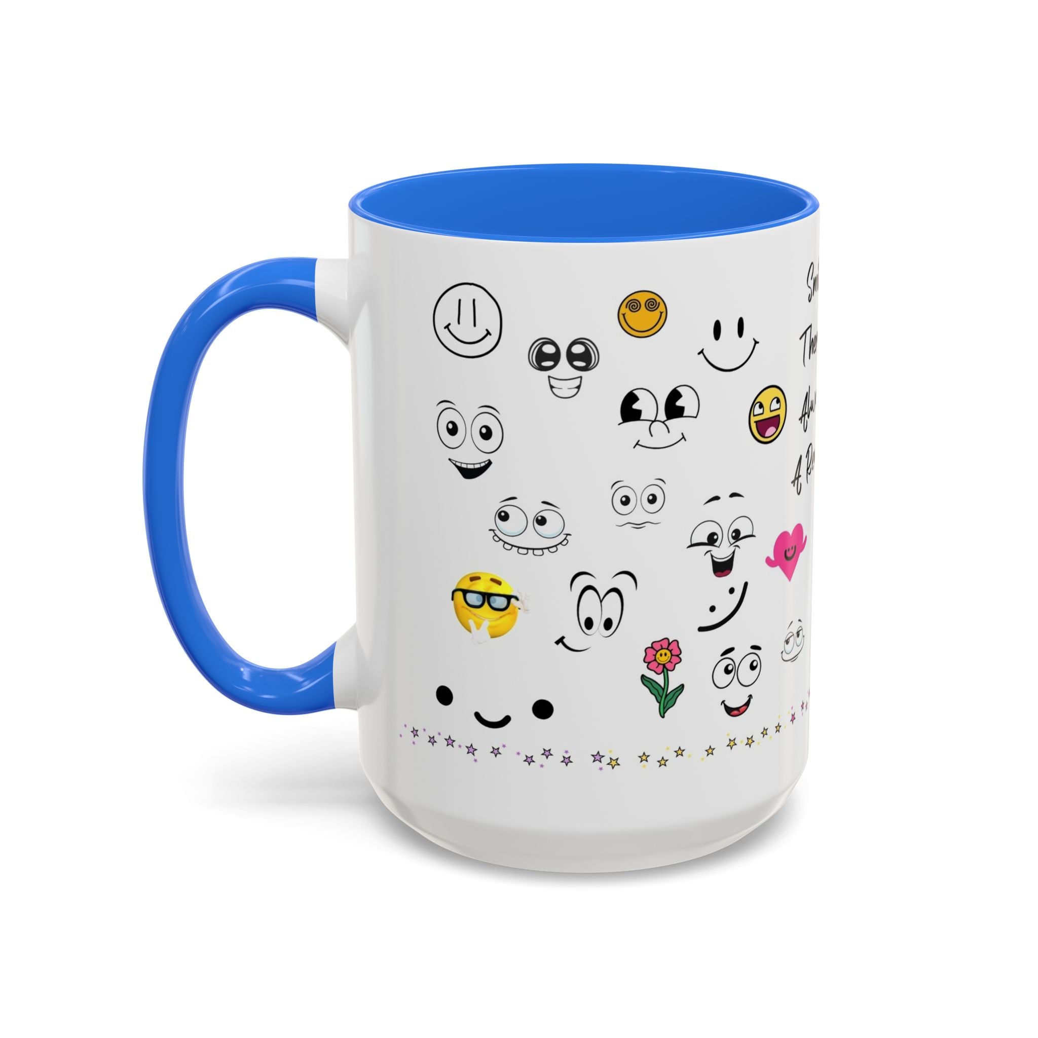 Mug - Smile There's Always A Reason Colorful 11oz/15oz Coffee Cup
