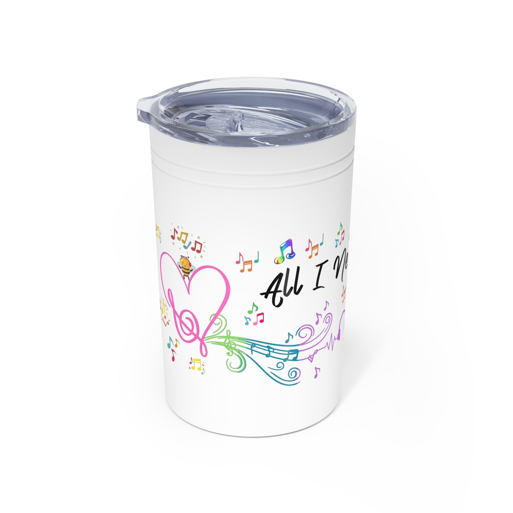 Musical Insulated Tumbler, Perfect for Music Lovers, Gifts for Musicians, Cute Travel Cup, Fun and Functional, Great for Coffee and Tea