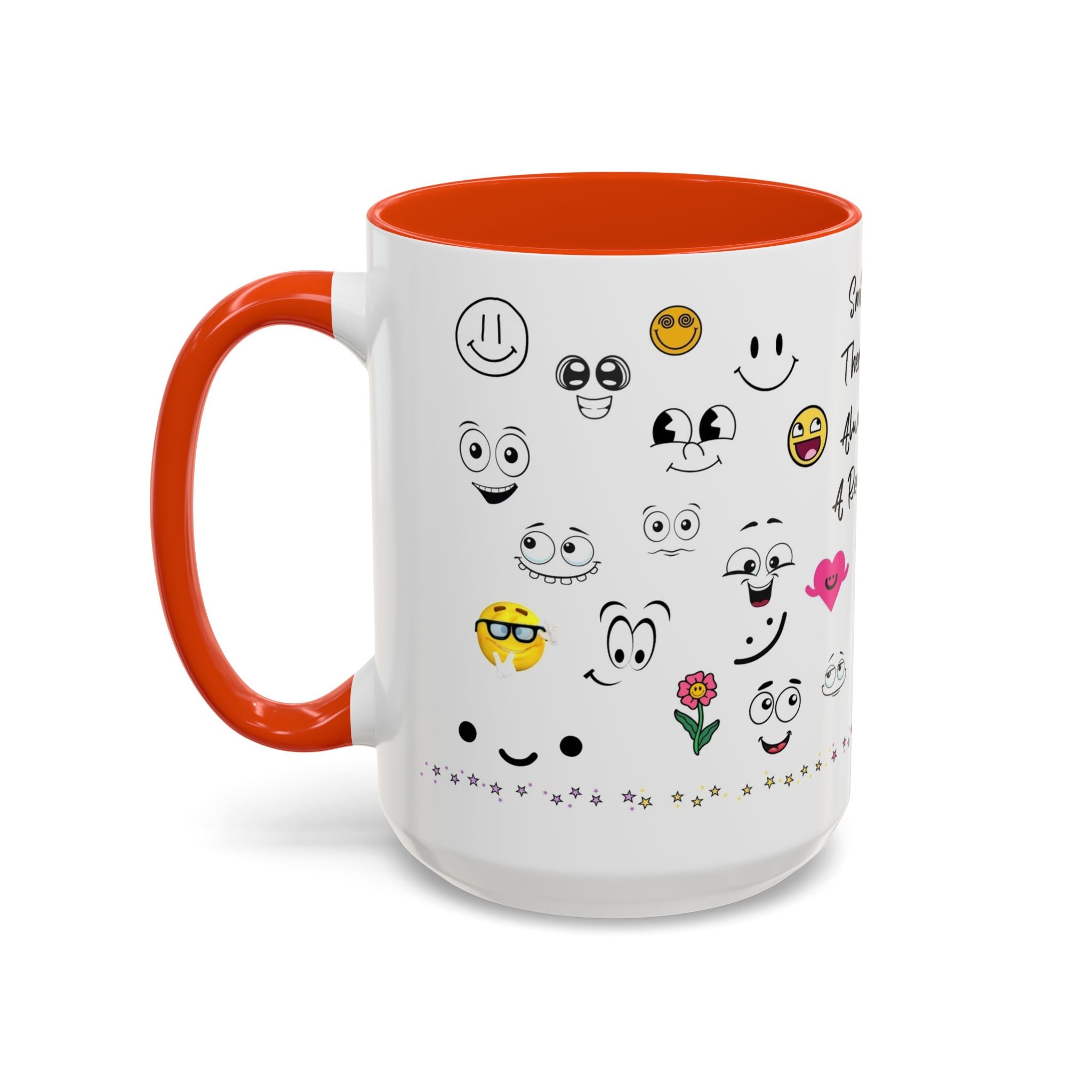 Mug - Smile There's Always A Reason Colorful 11oz/15oz Coffee Cup