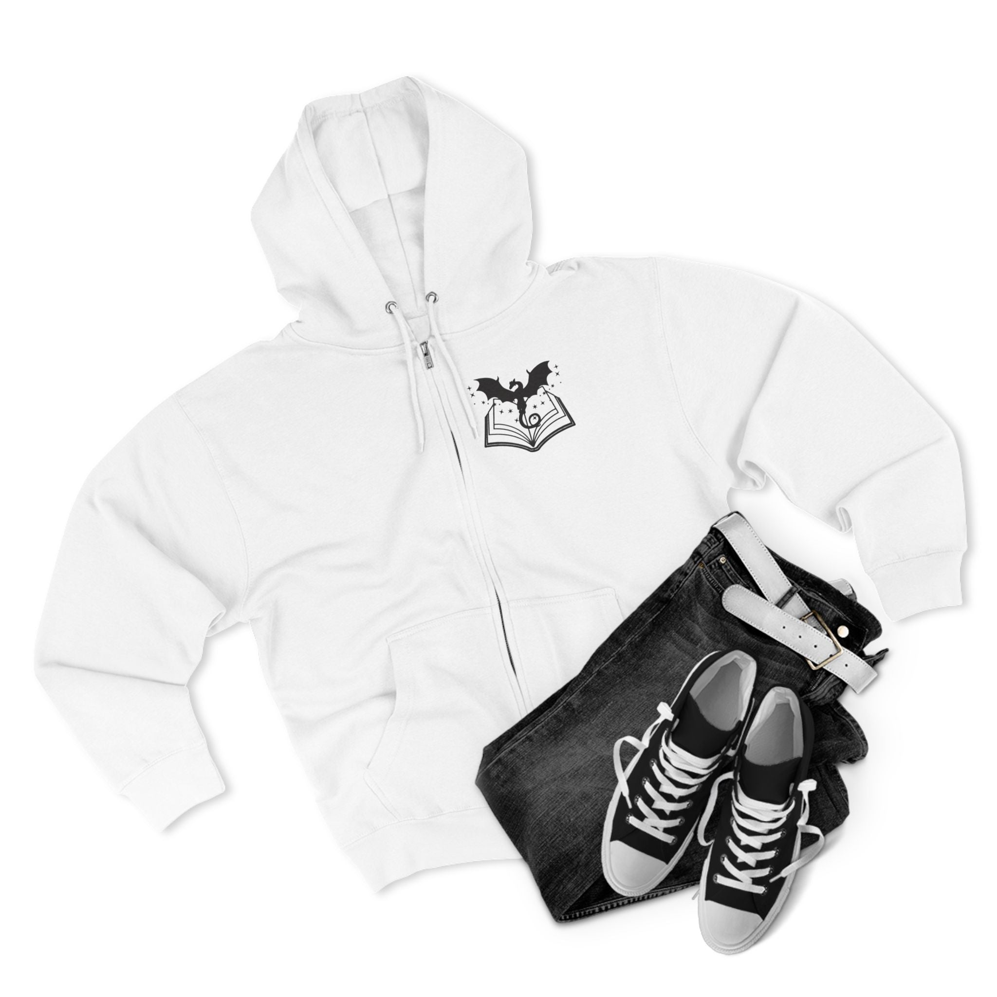 Colorful Unisex Zip Hoodie with 'I can and will just not today' Vibes