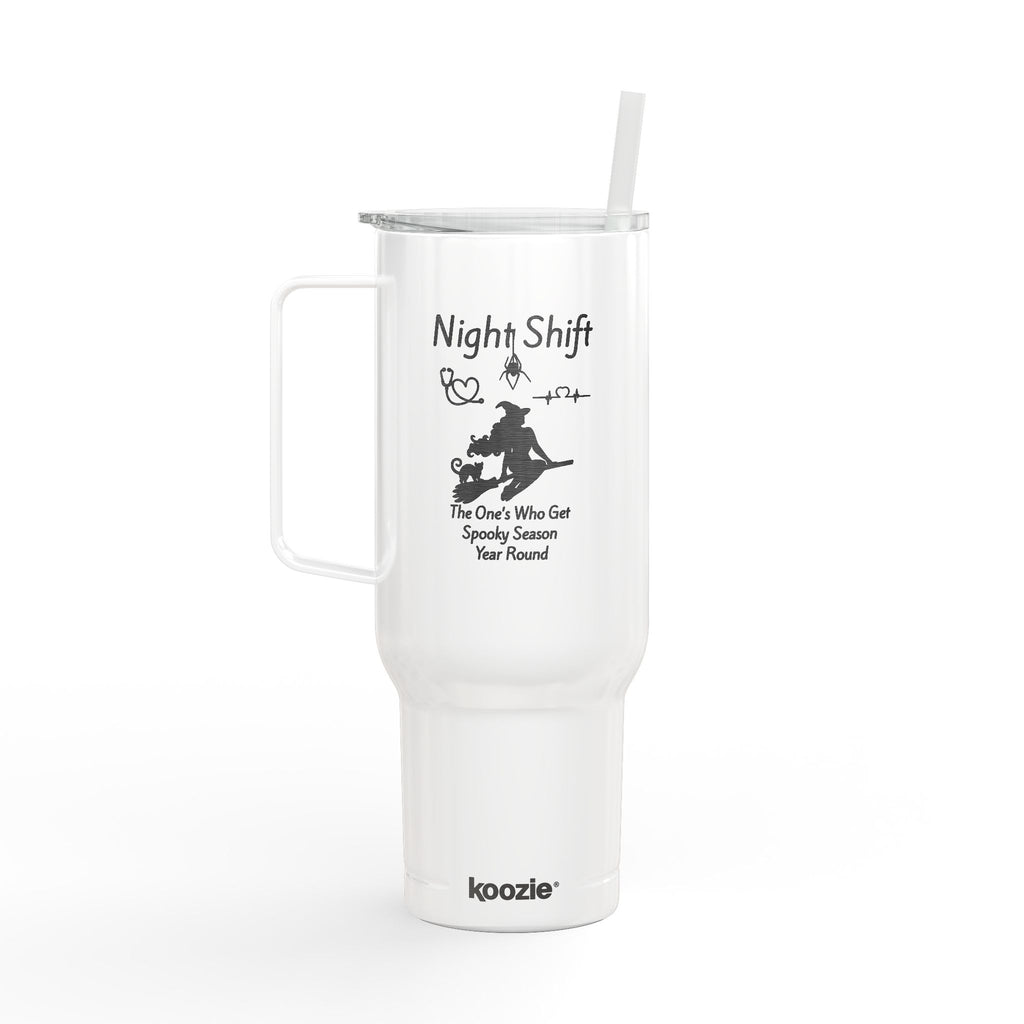 Insulated Tumbler - Night Shift Nurse Spooky Season 40oz Engraved