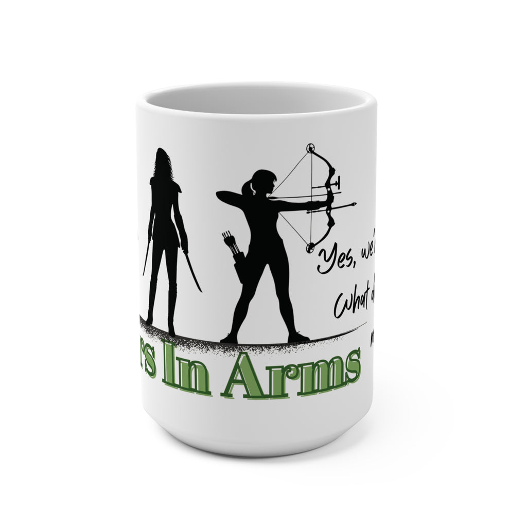 Empowering Sisters In Arms Mug | 15oz Inspirational Drinkware, Gift for Supportive Friends, Motivational Coffee Cup, Sisterhood, [...]