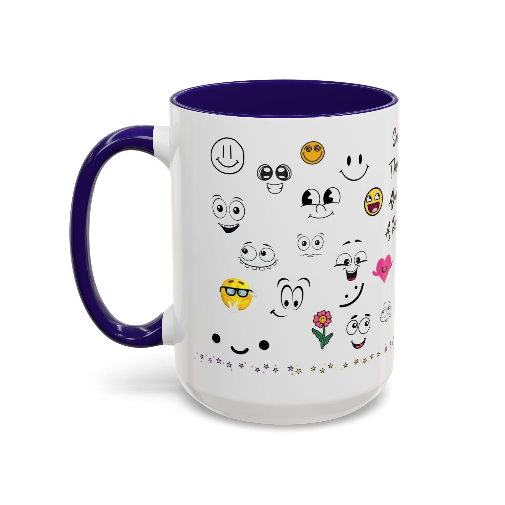 Mug - Smile There's Always A Reason Colorful 11oz/15oz Coffee Cup