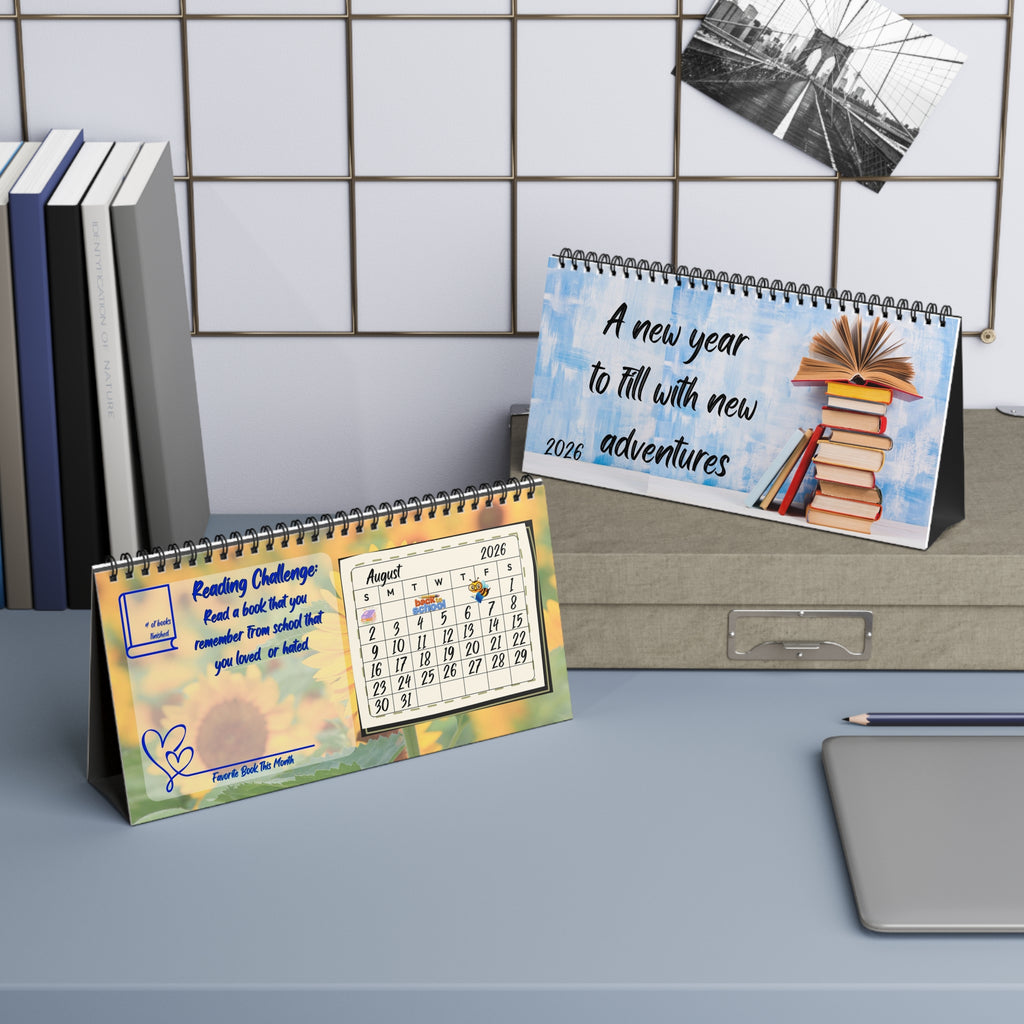 Desk Calendar - 2026 Reading Challenge