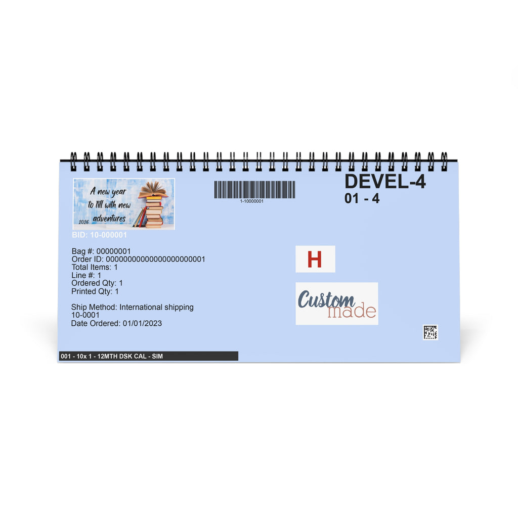 Desk Calendar - 2026 Reading Challenge