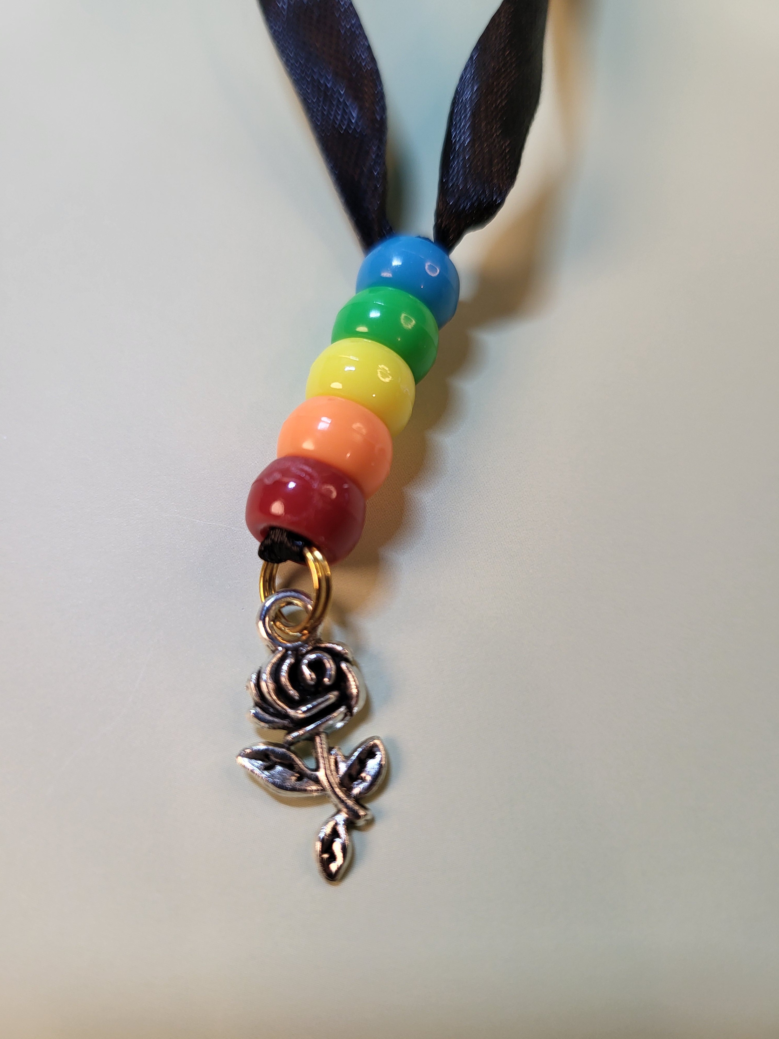 Silver Rose Bookmark