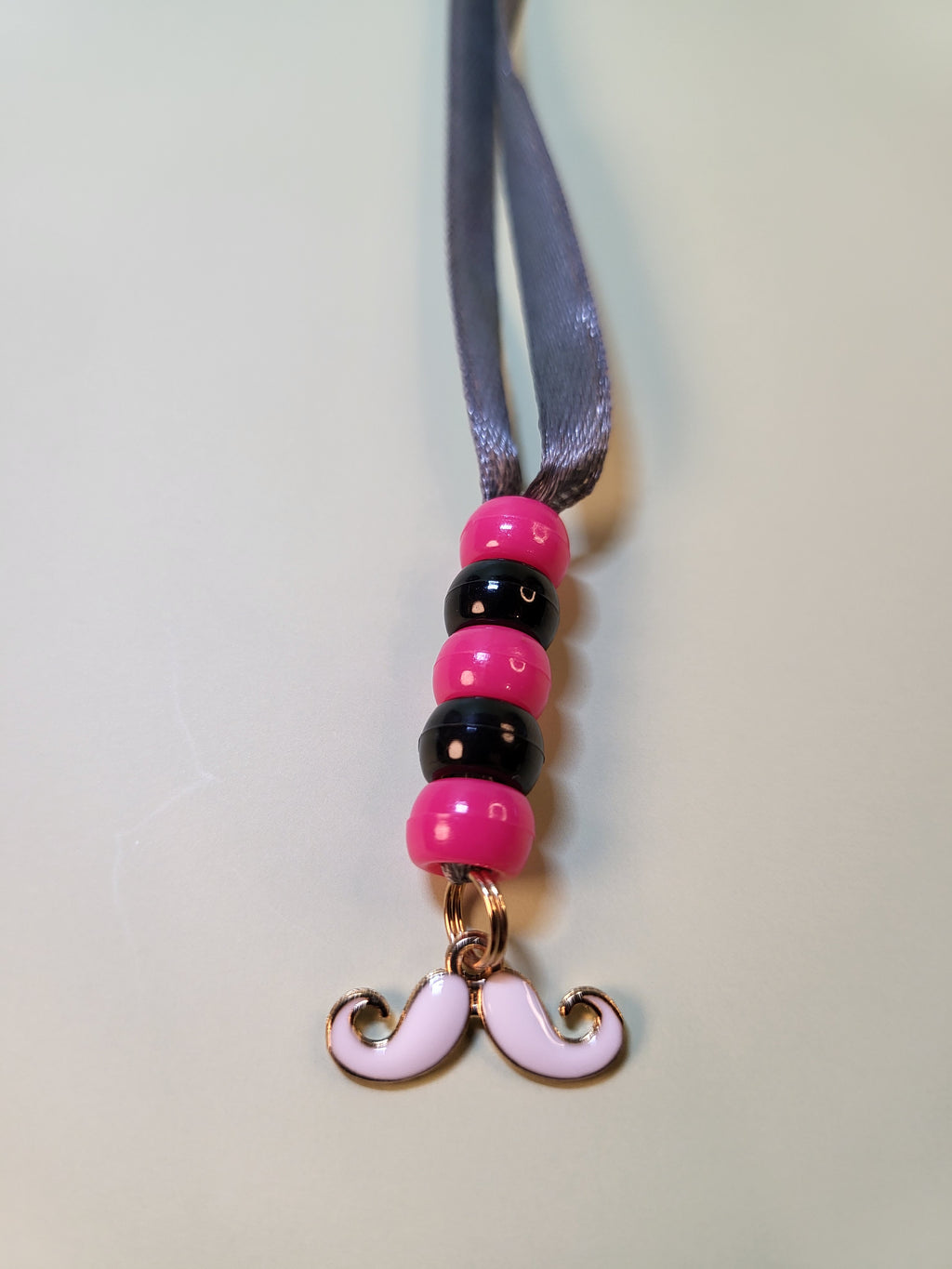 White Mustache Bookmark