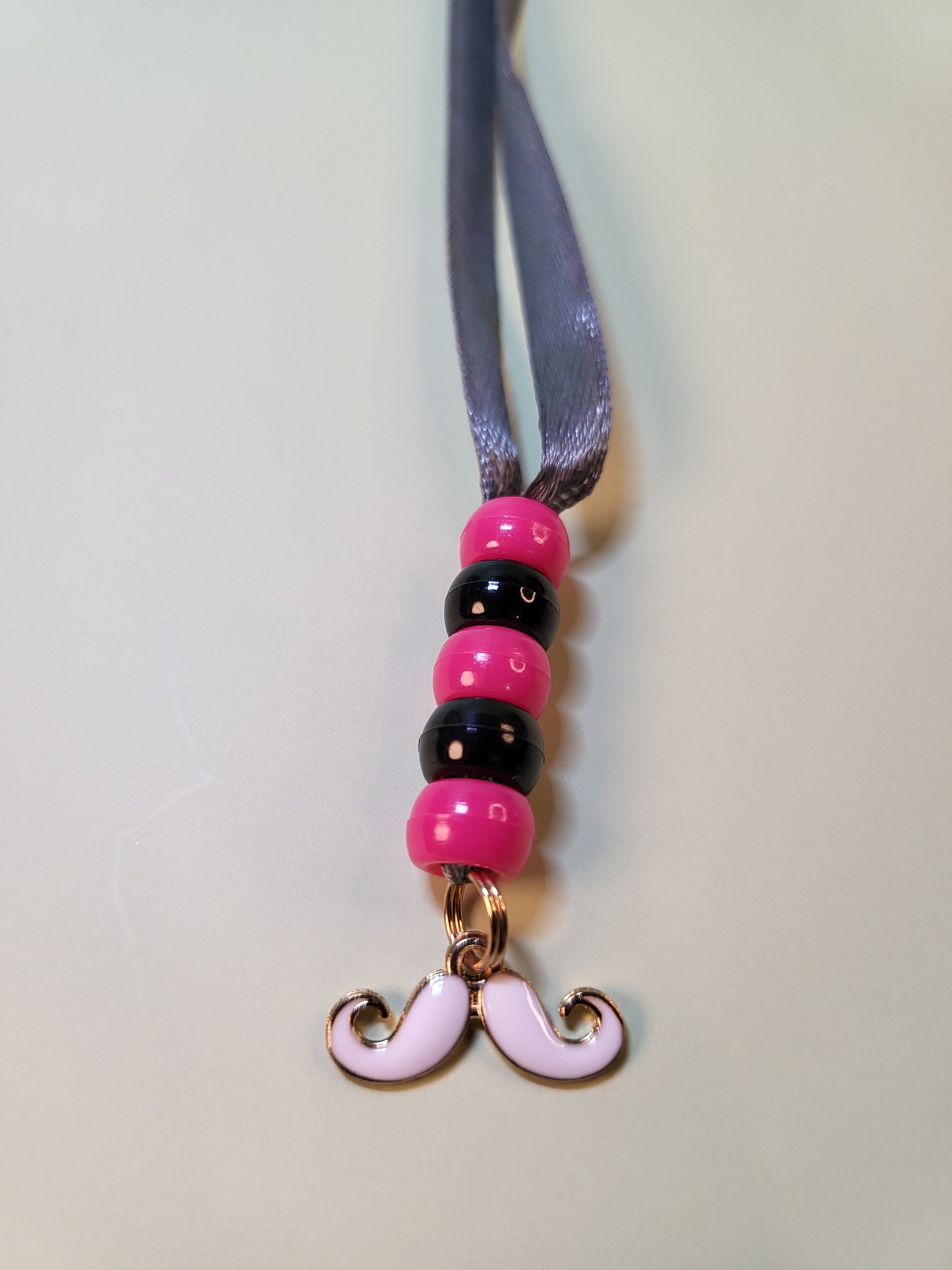 White Mustache Bookmark