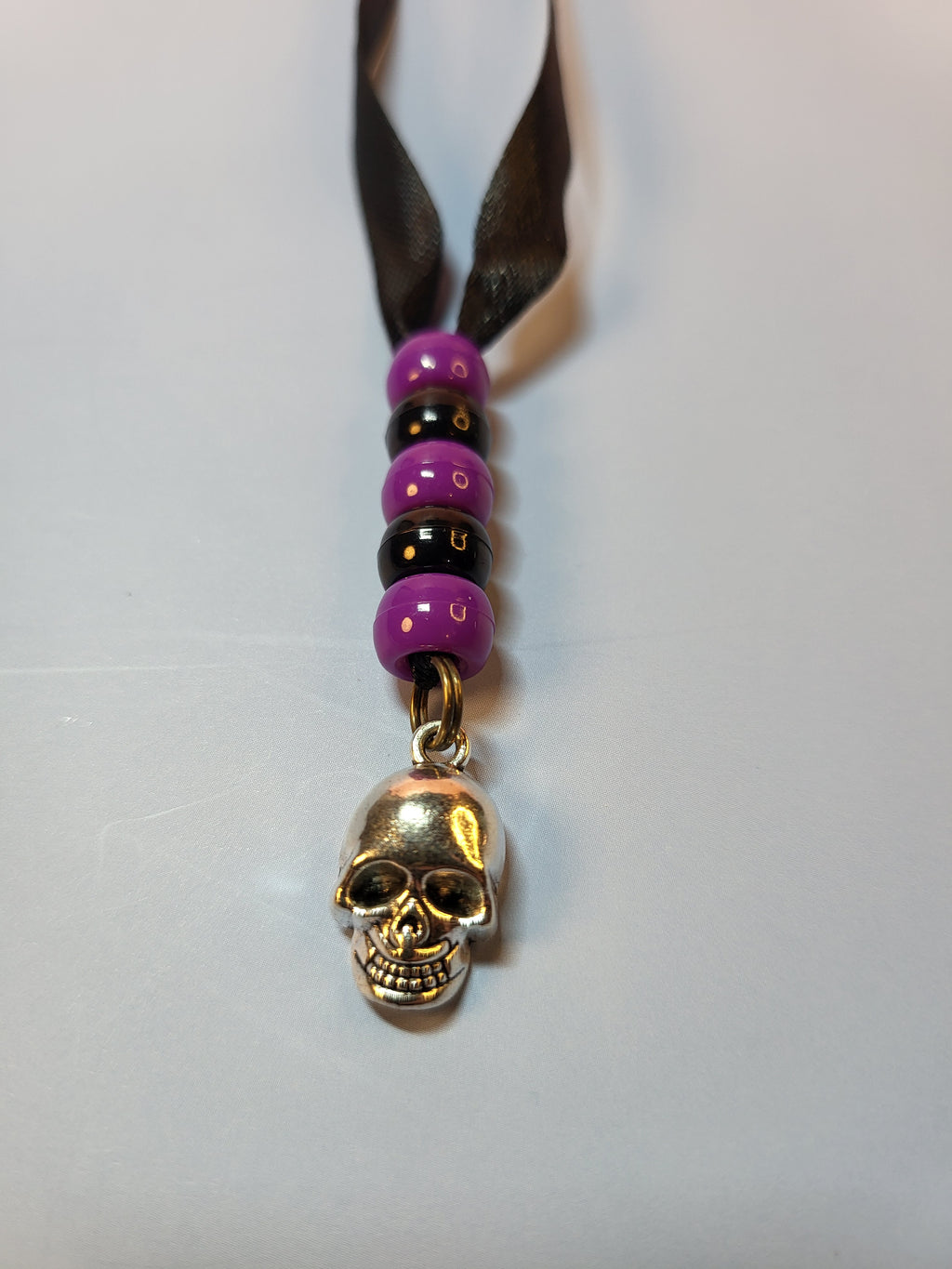 Silver Skull Bookmark