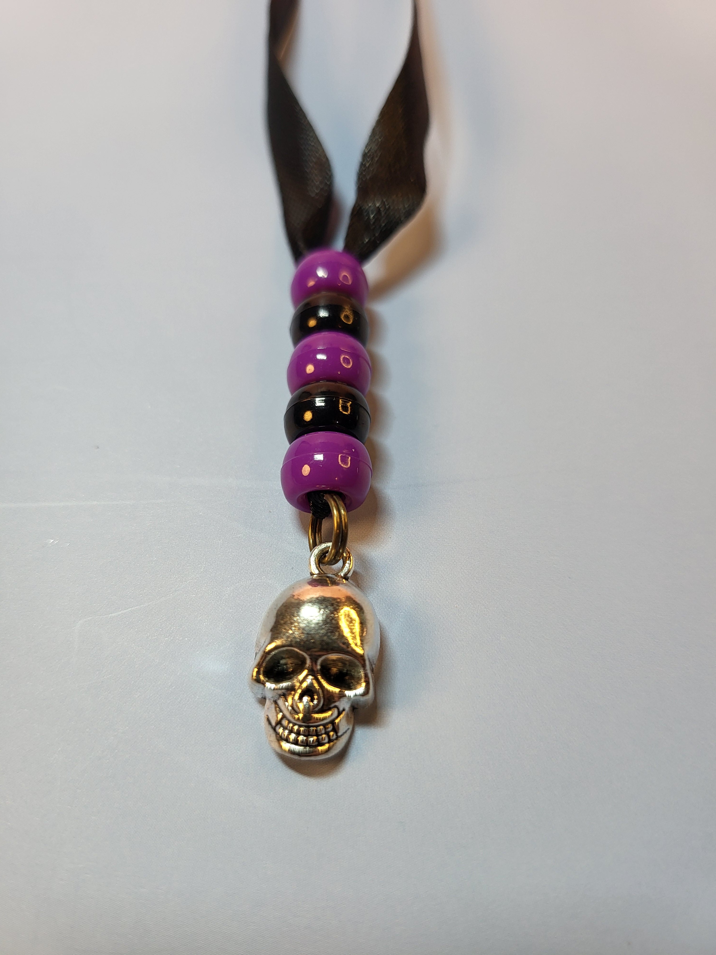 Silver Skull Bookmark