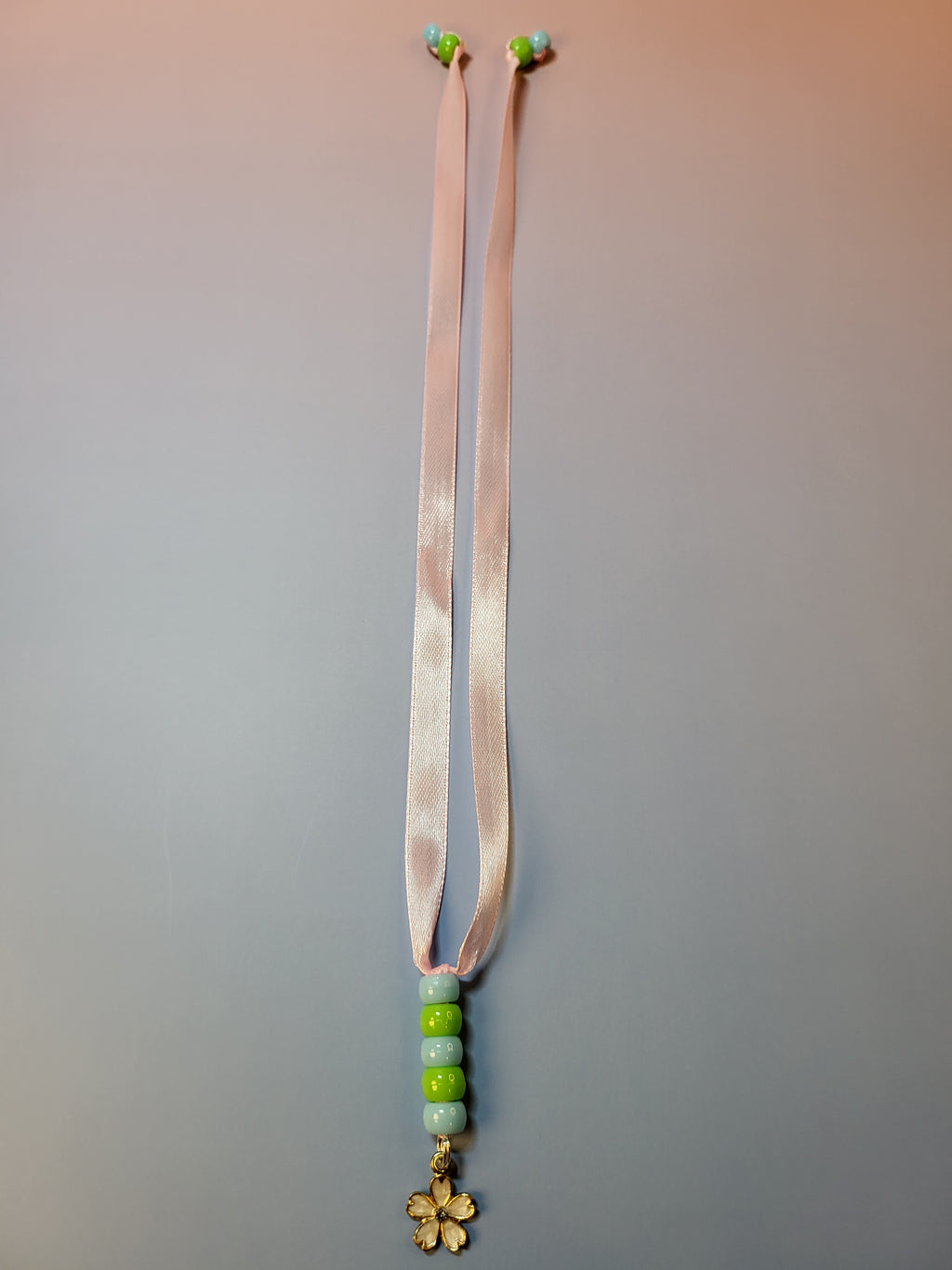 White Flower Bookmark