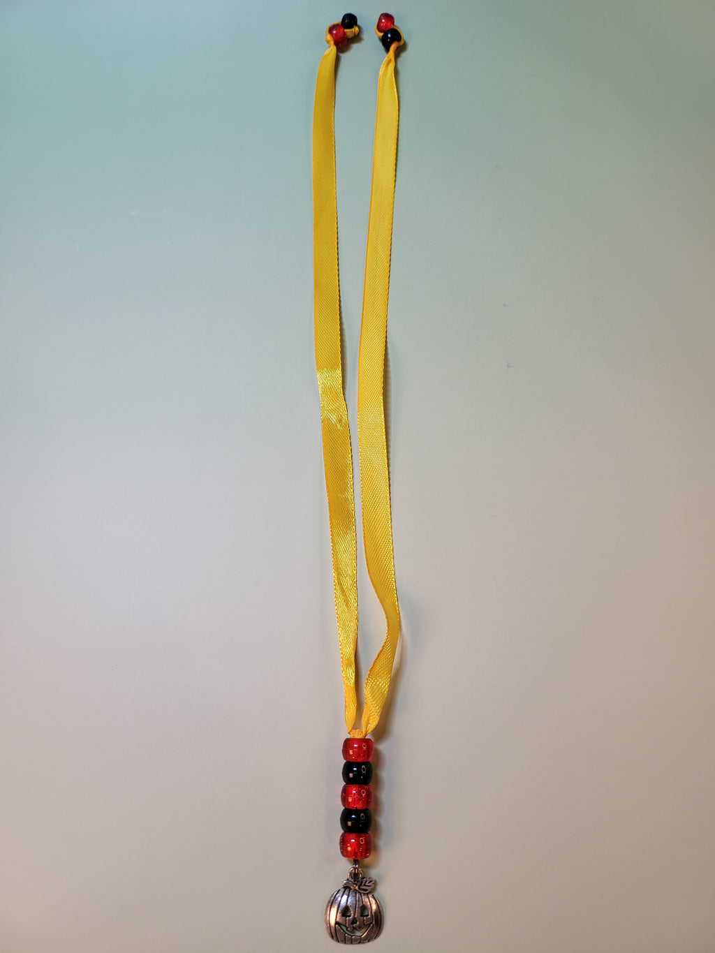 Silver Jack O Lantern Bookmark