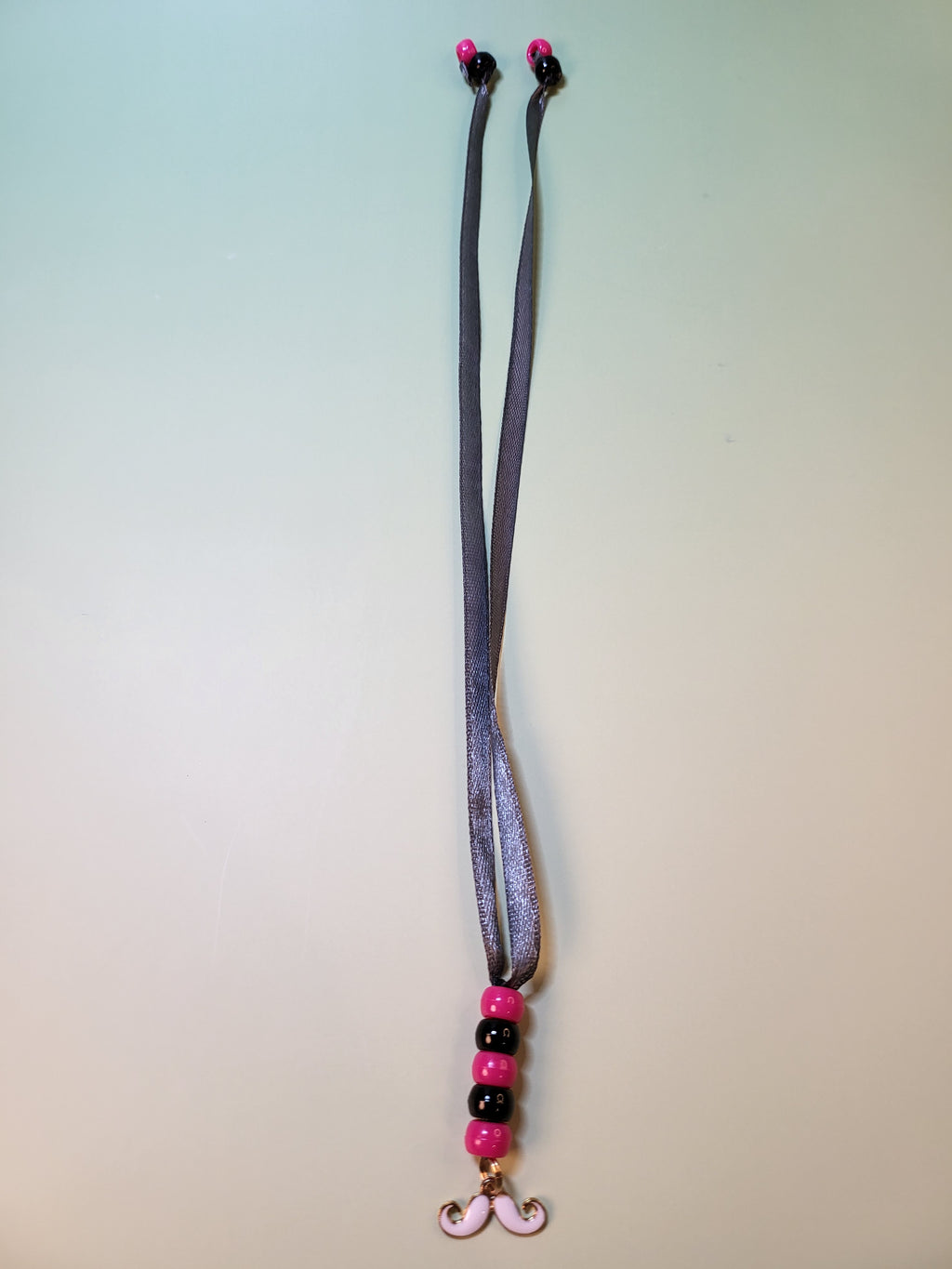 White Mustache Bookmark