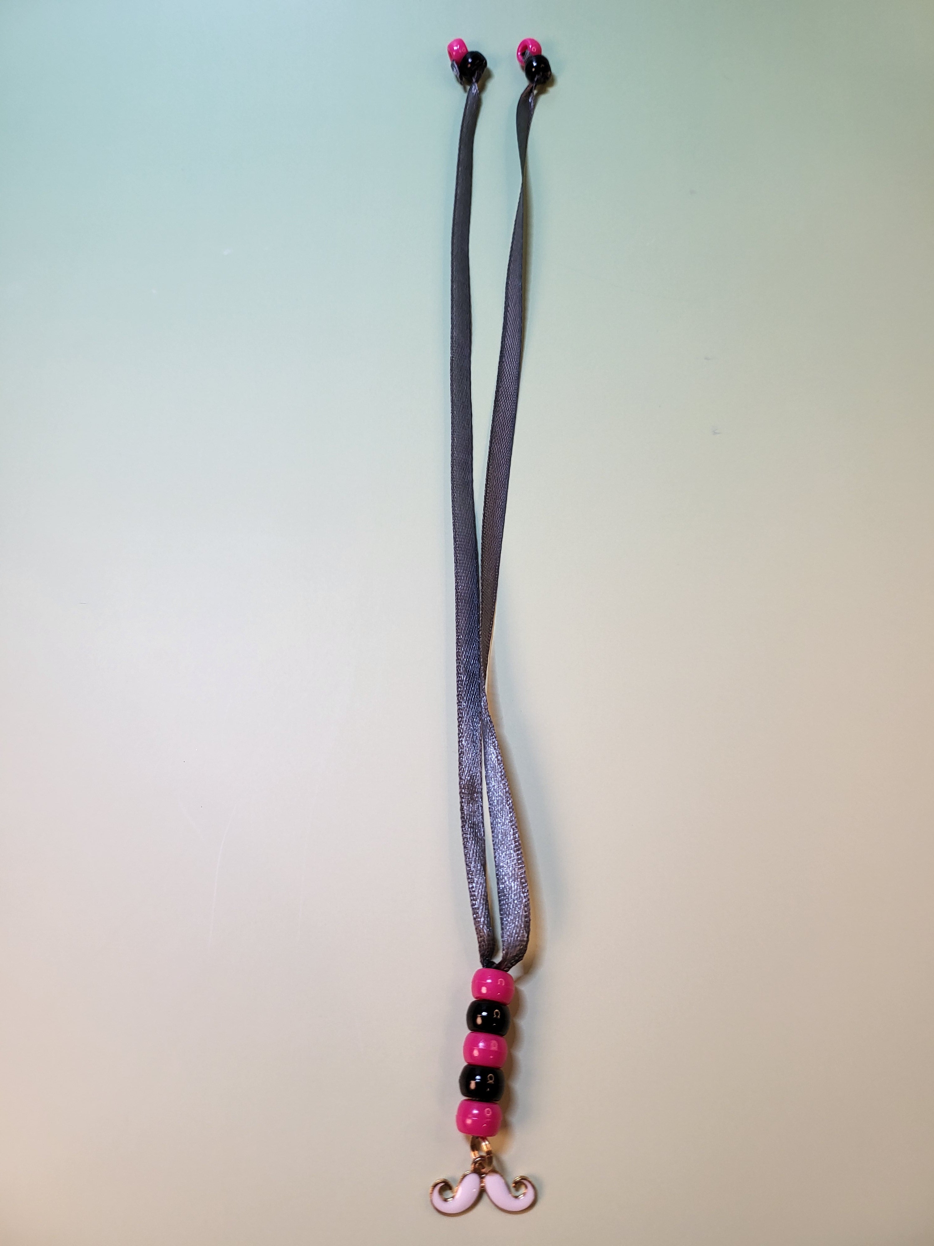 White Mustache Bookmark