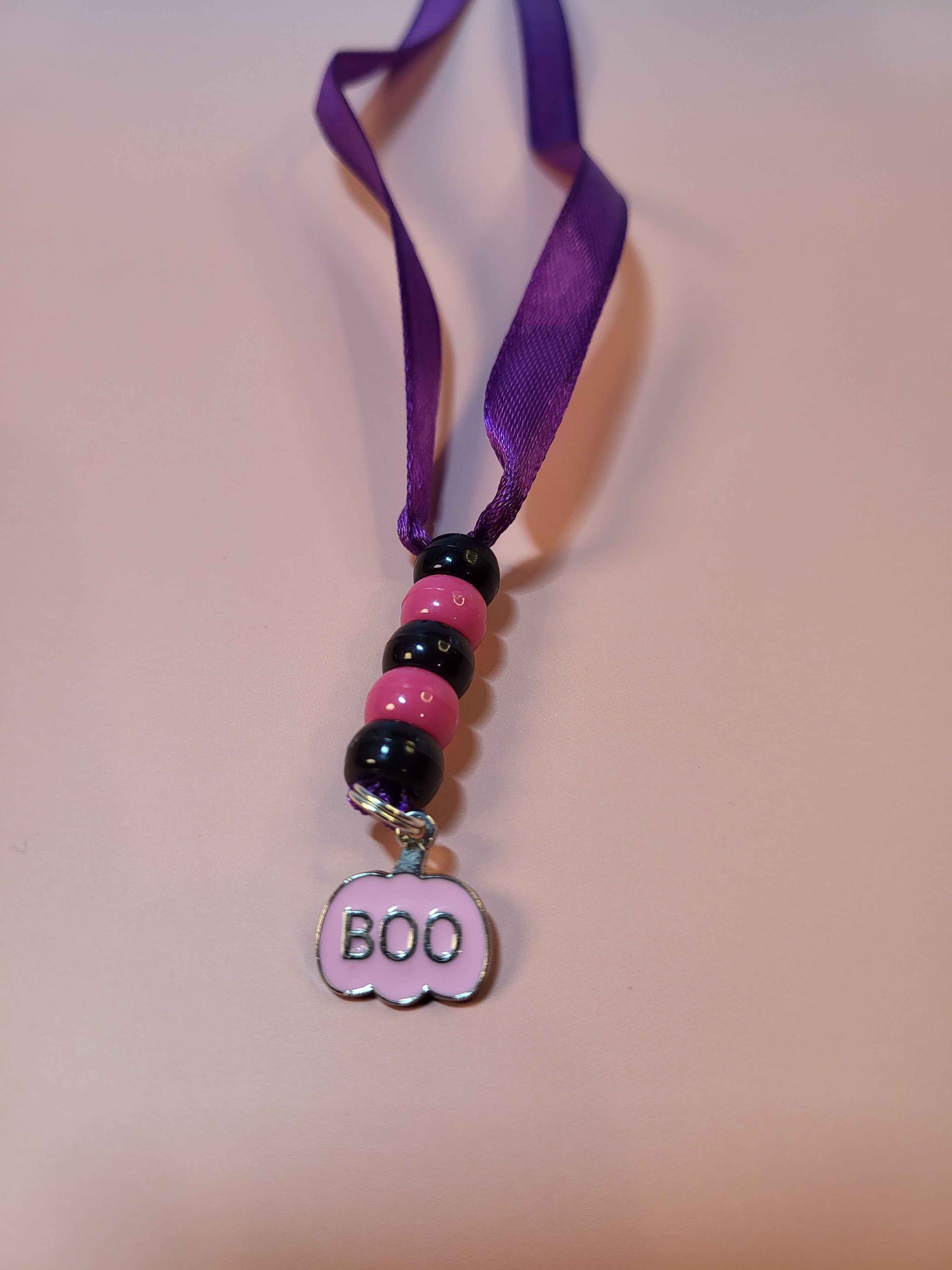 Pink Pumpkin Bookmark