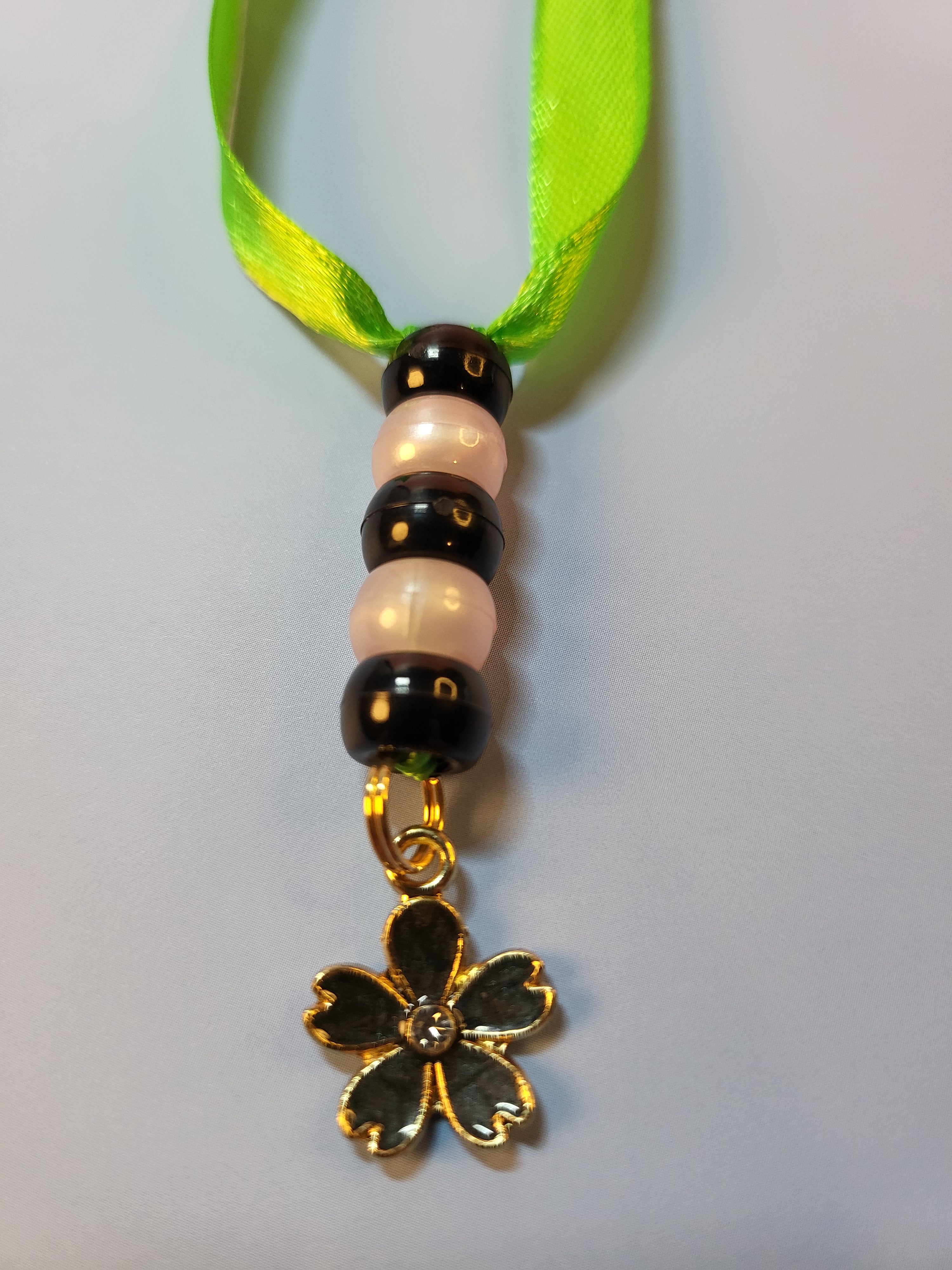 Black Flower Bookmark