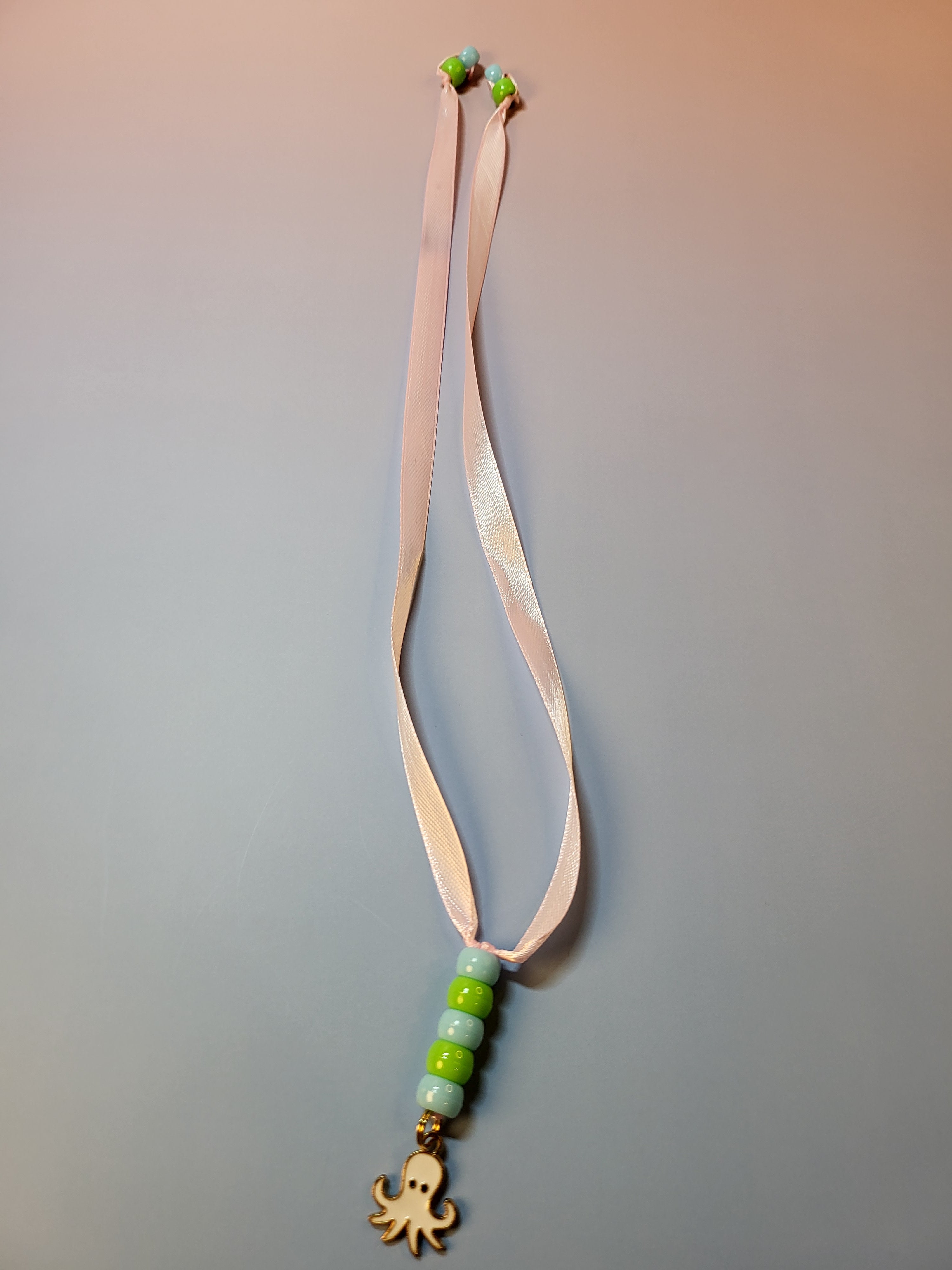 White Octopus Bookmark