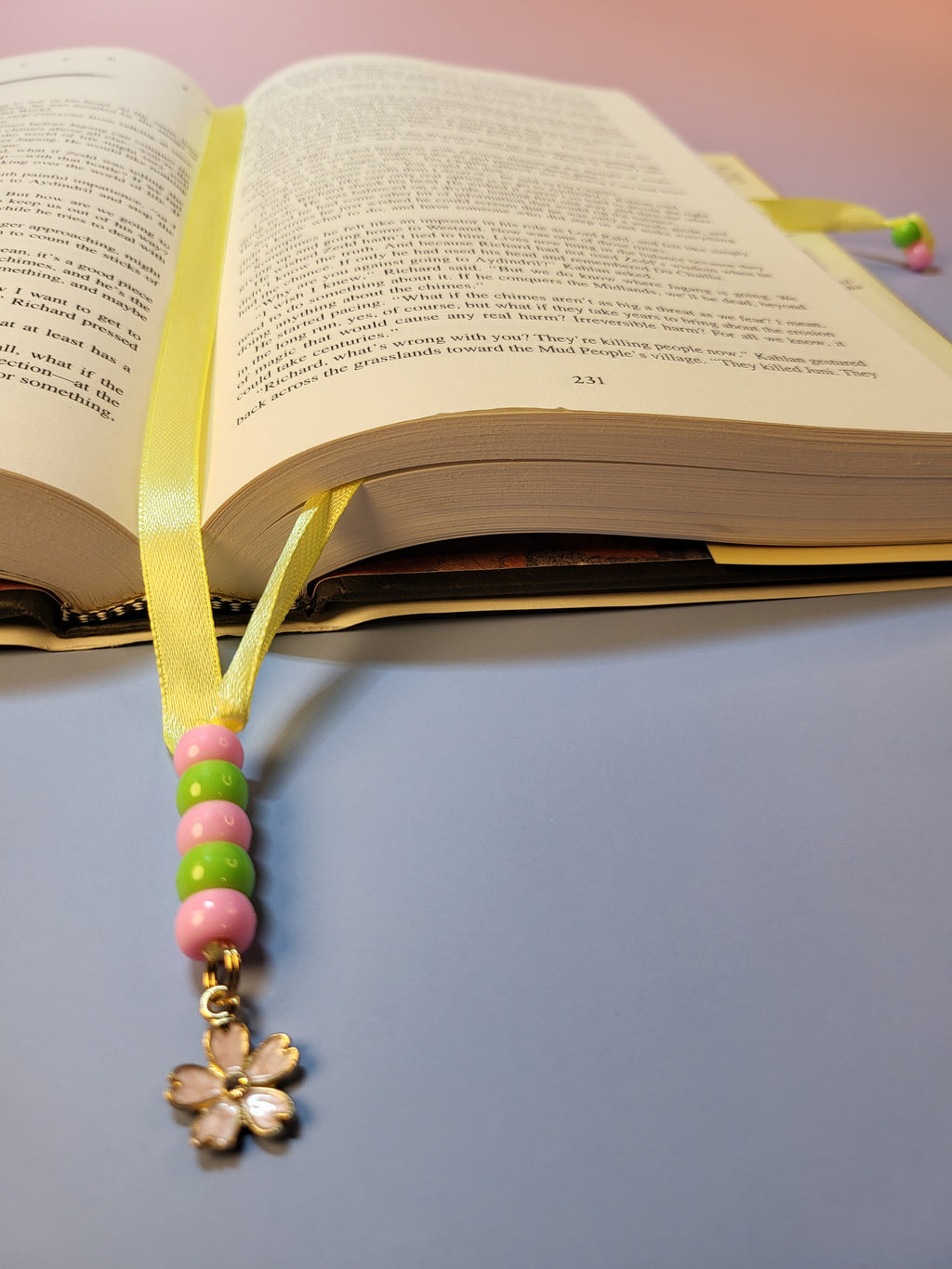 Light Pink Flower Bookmark