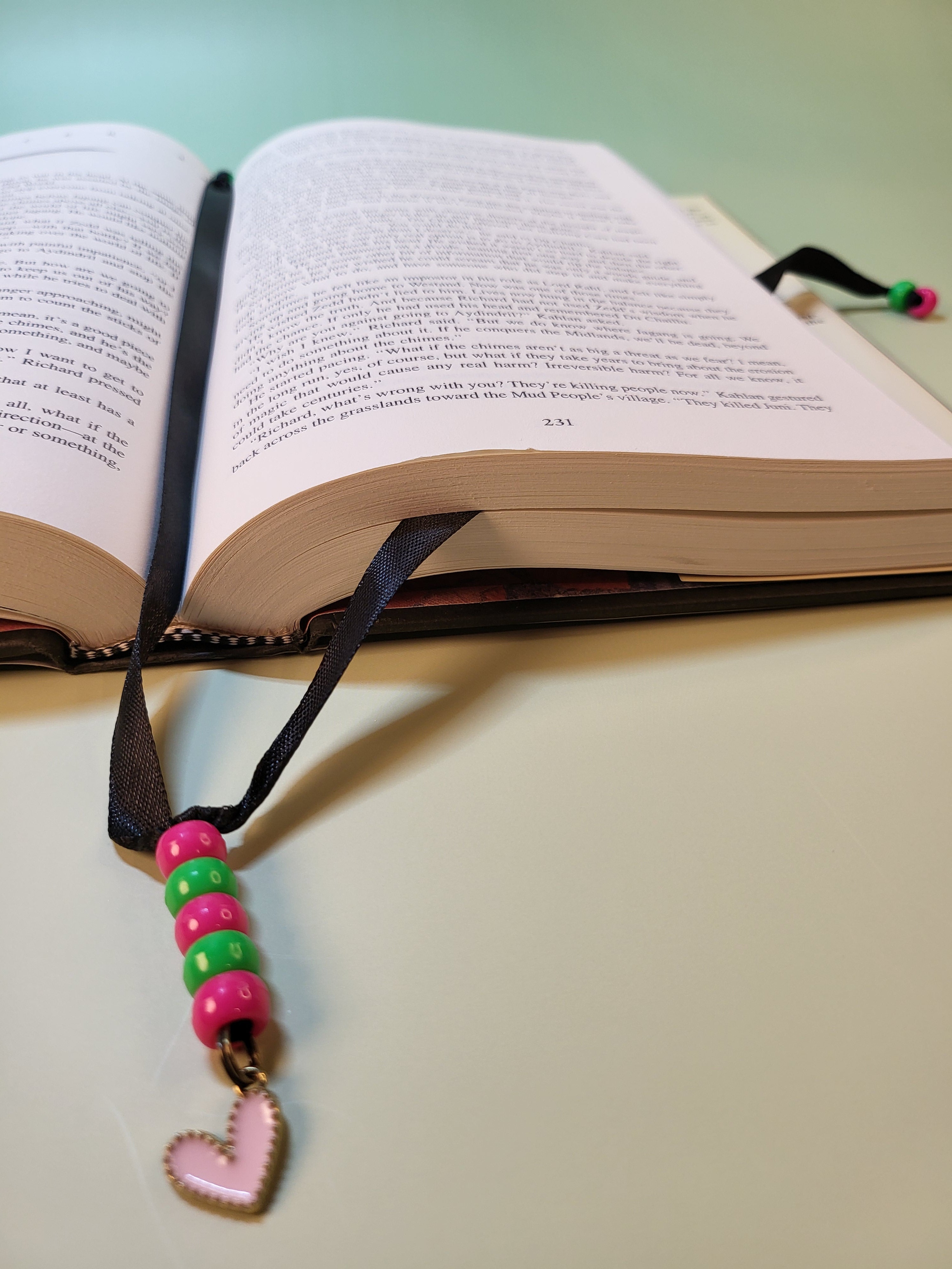 Light Pink Heart Bookmark