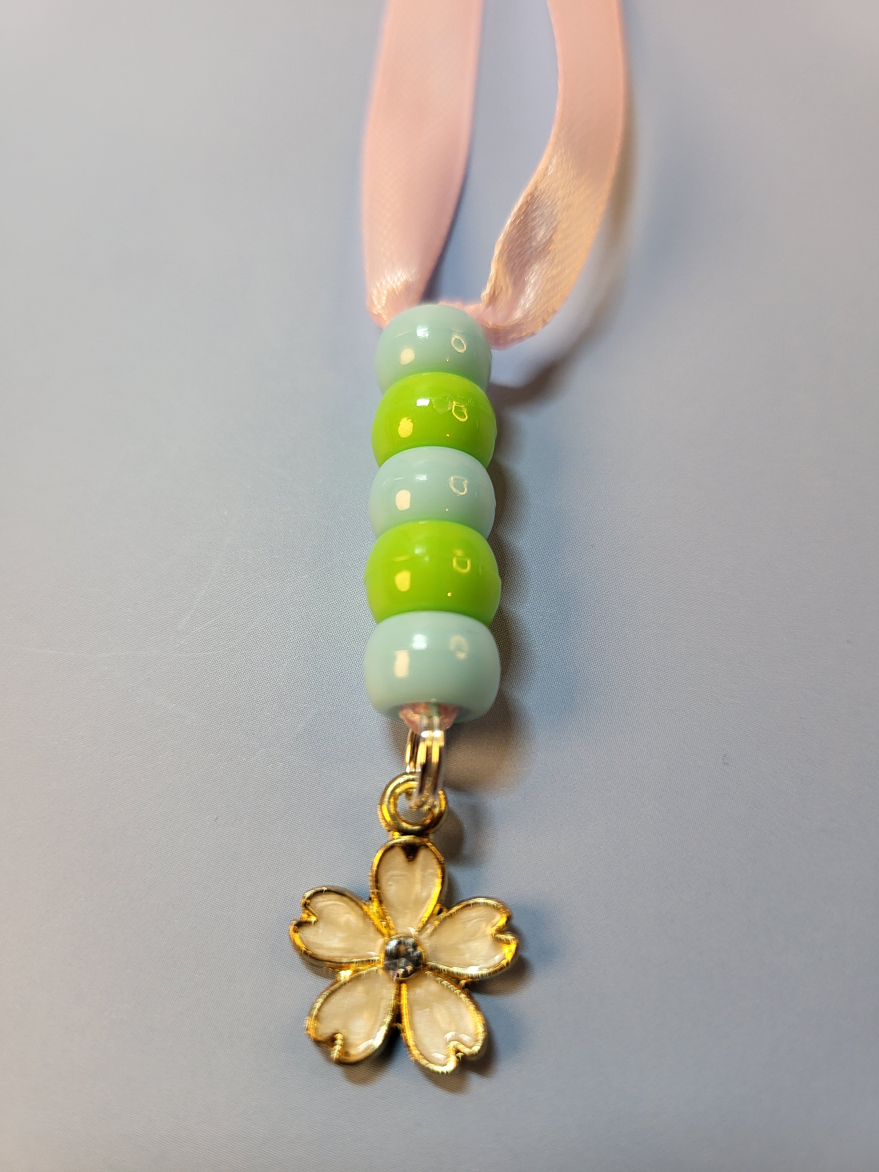 White Flower Bookmark