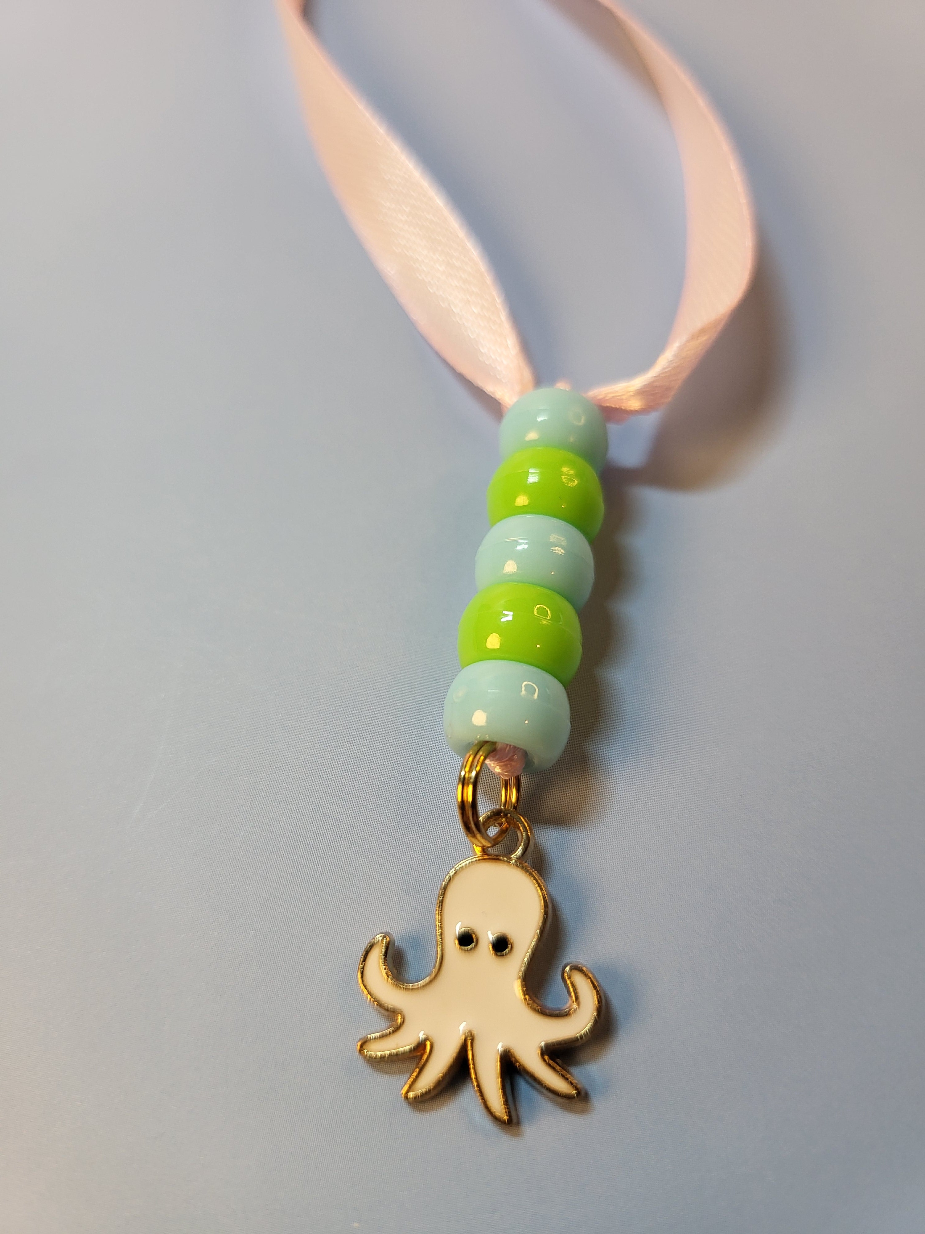 White Octopus Bookmark